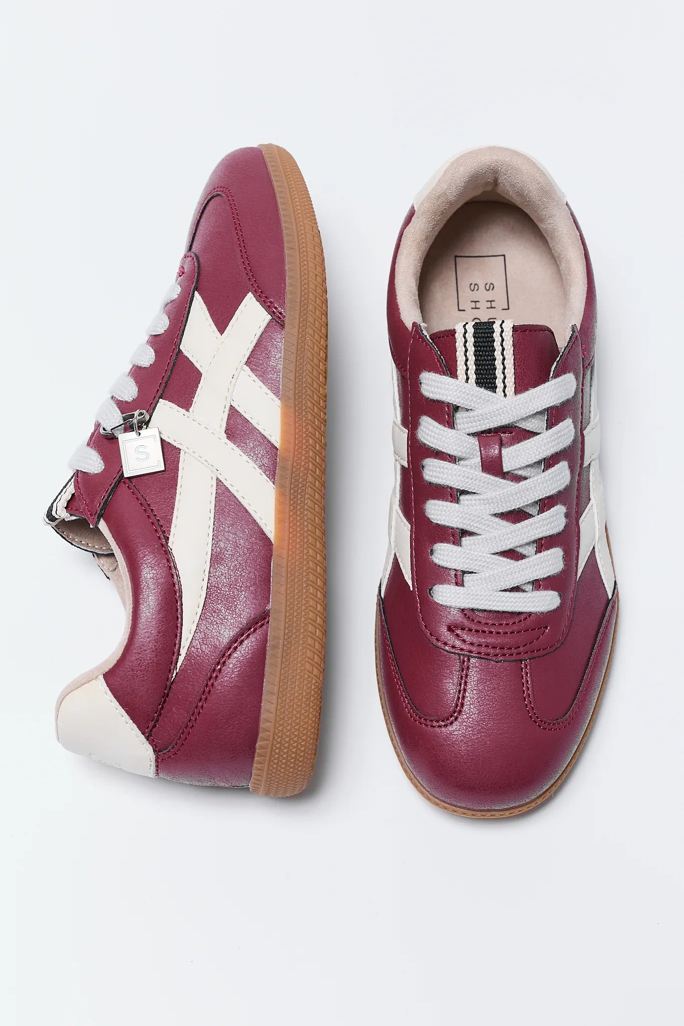 Sasha Cranberry Sporty Sneakers