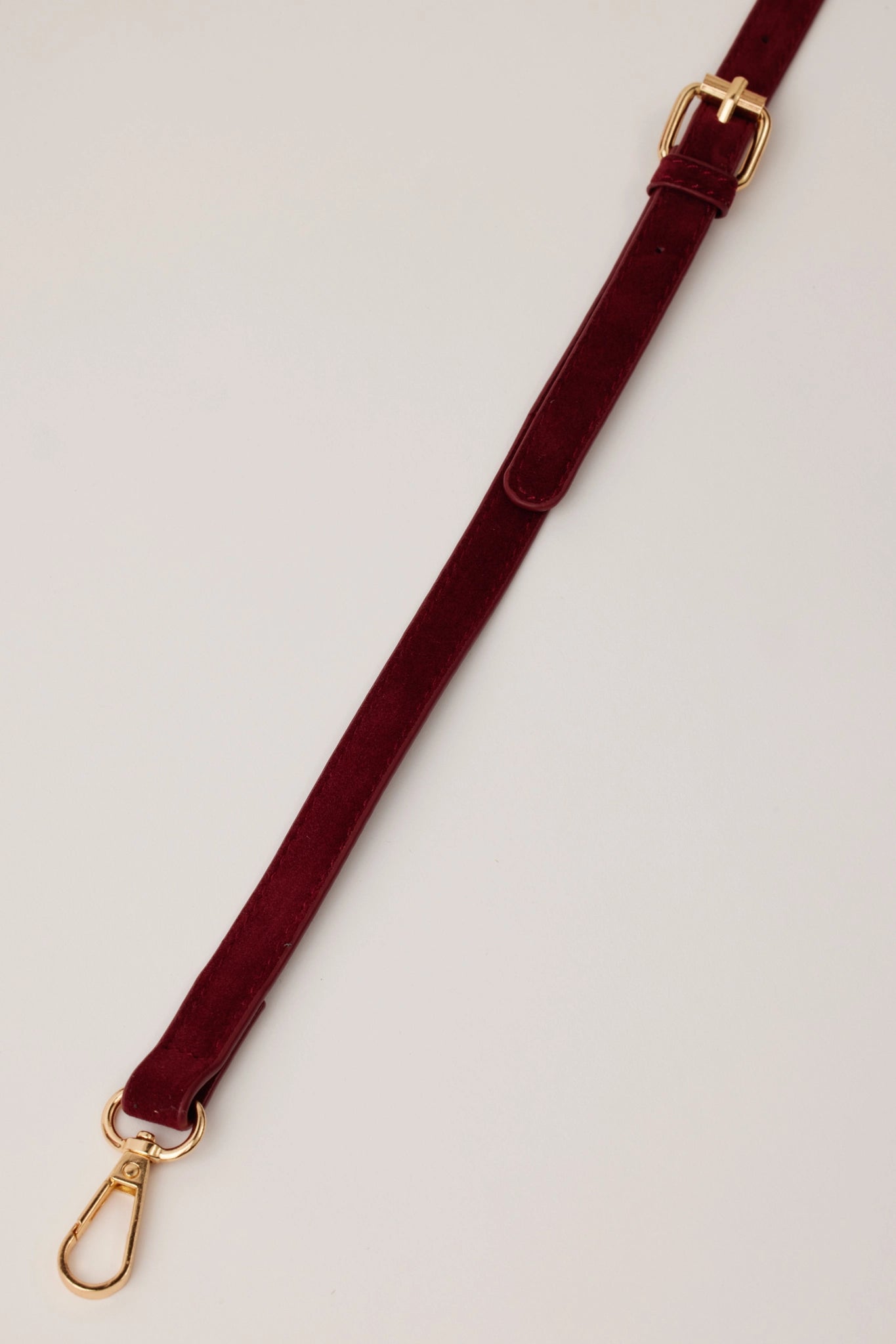 Serena Bag, Suede- Burgundy