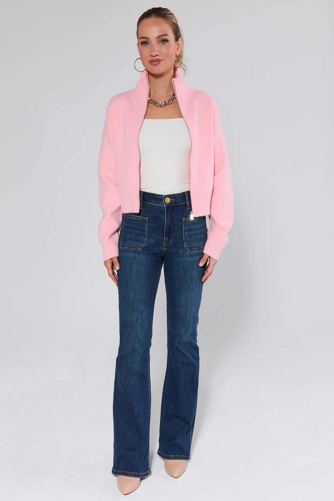 Ana Dark Wash Flare Jeans