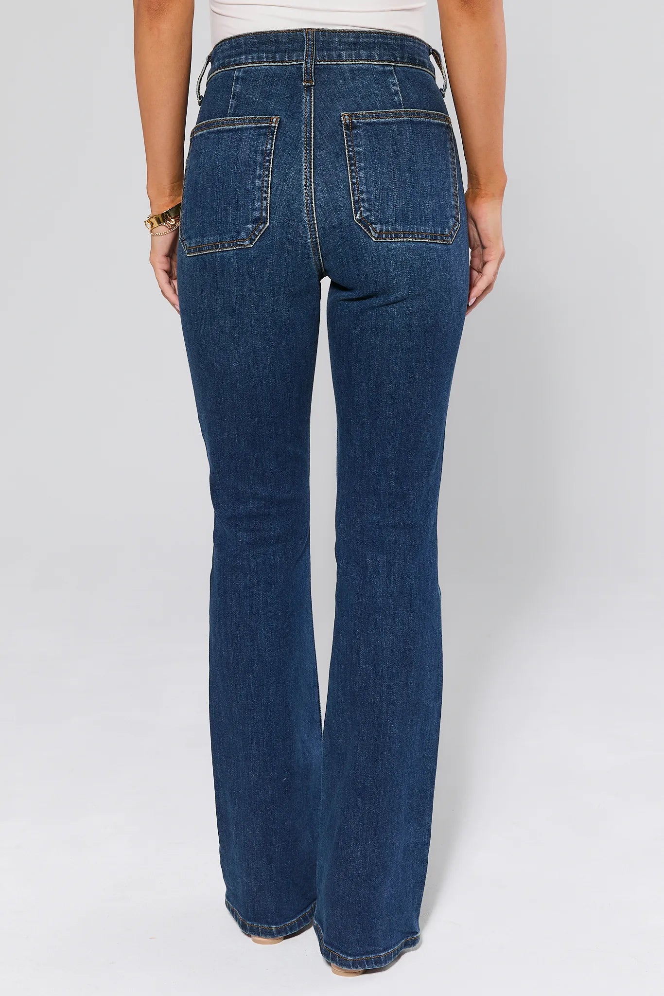 Ana Dark Wash Flare Jeans