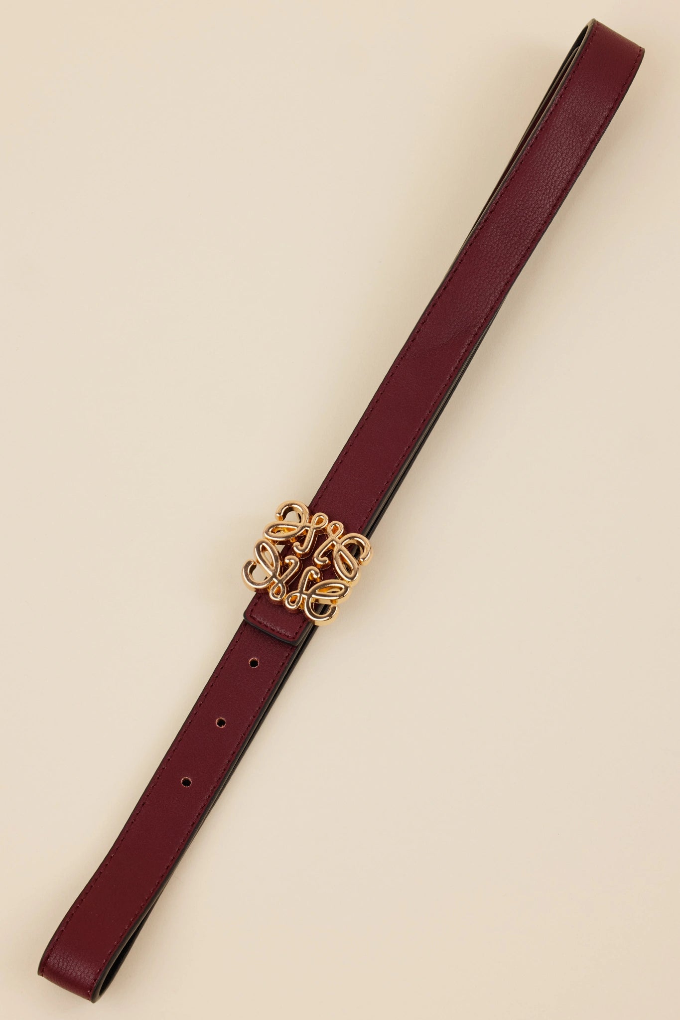 Rowan Belt- Burgundy