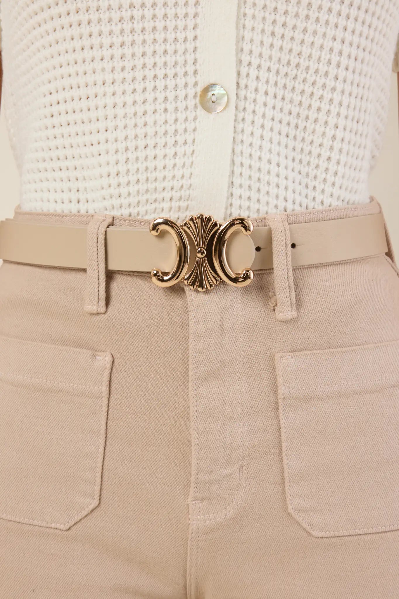 Candace Belt- Nude