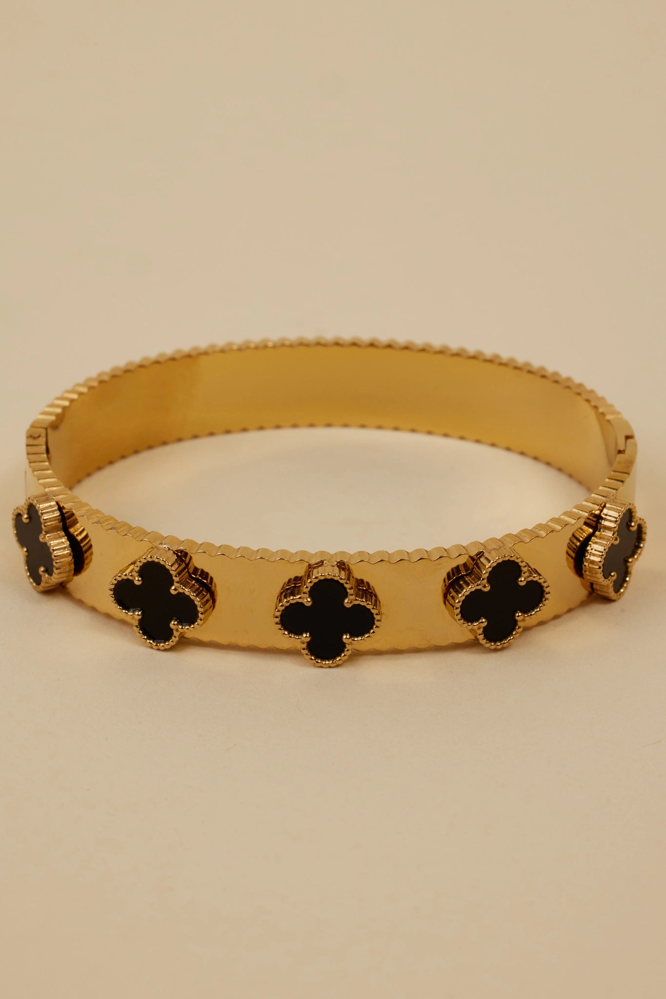 Clover Bracelet- Black