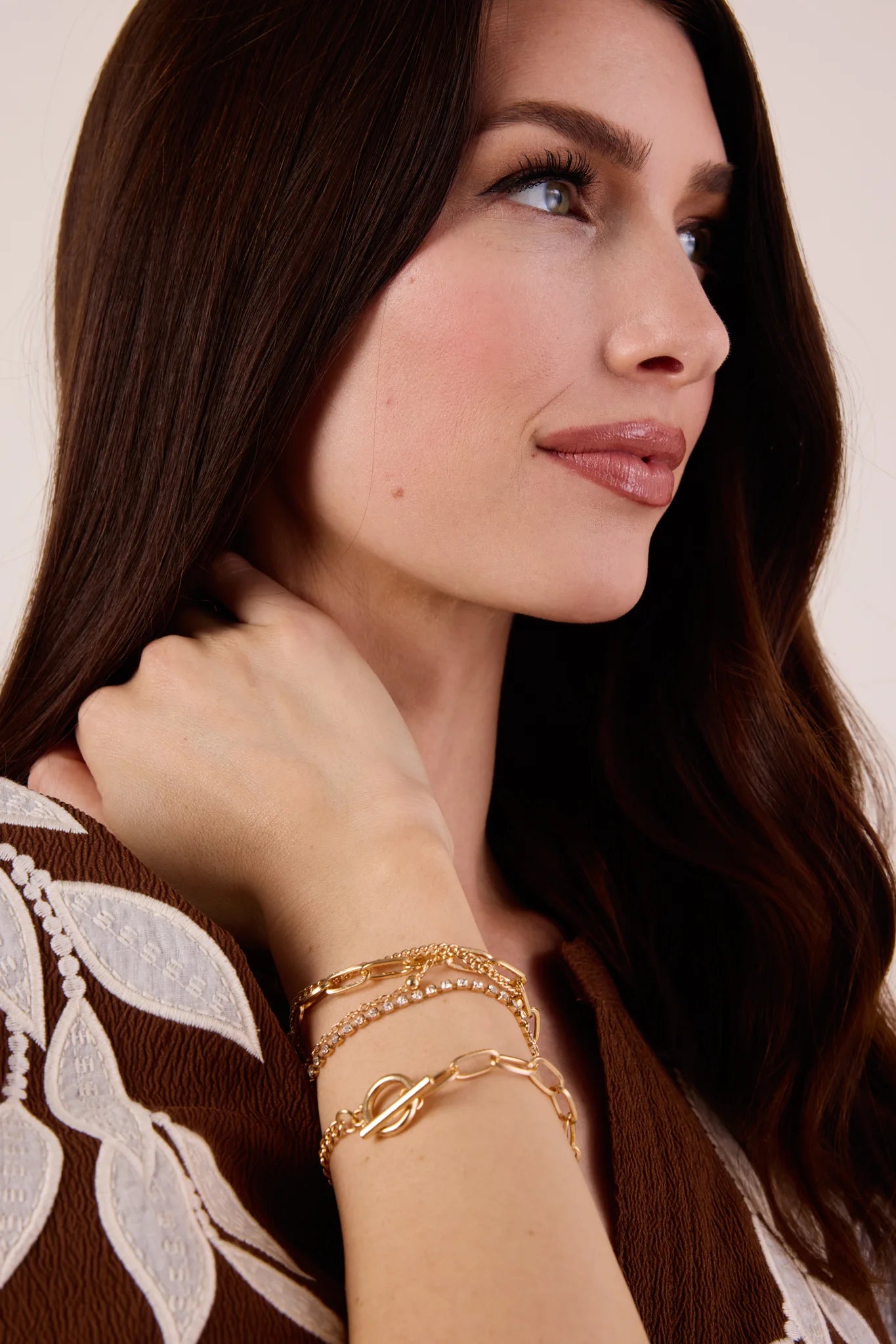 Diana Gold Bracelet Set