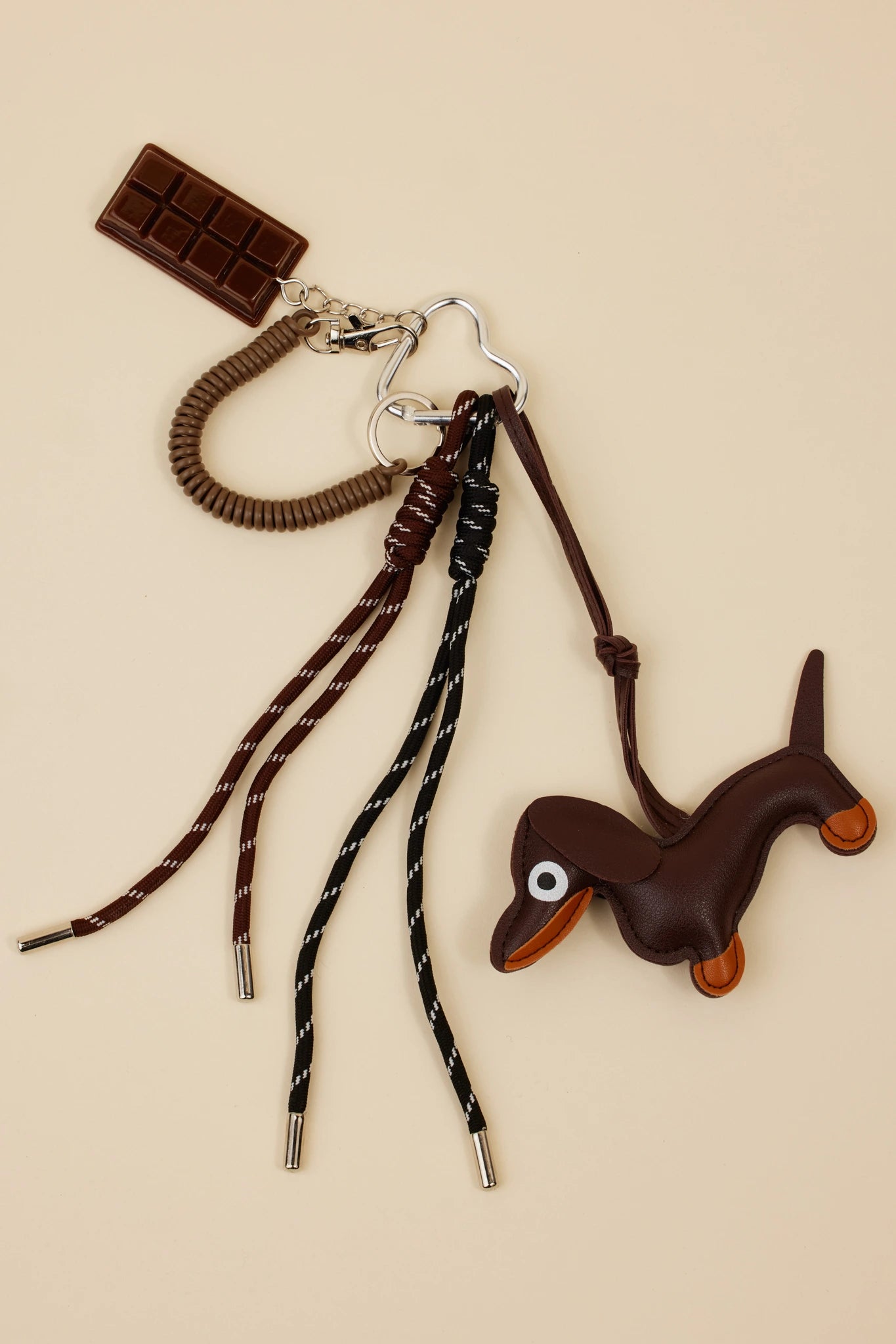 Ivy Bag Charm- Brown