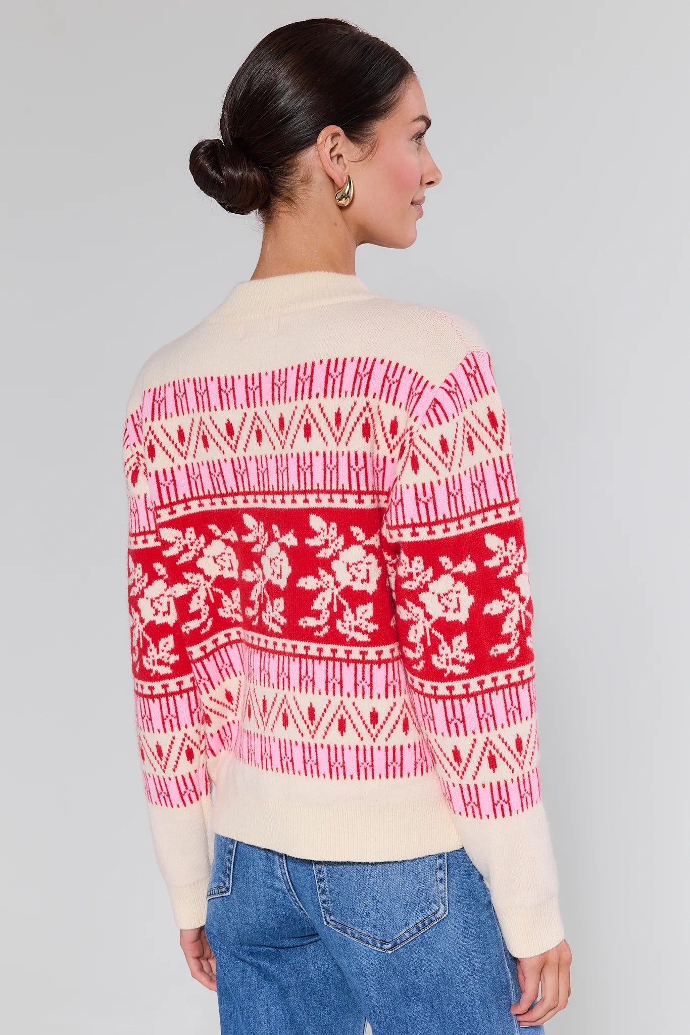 Rosalind Floral Knit Sweater