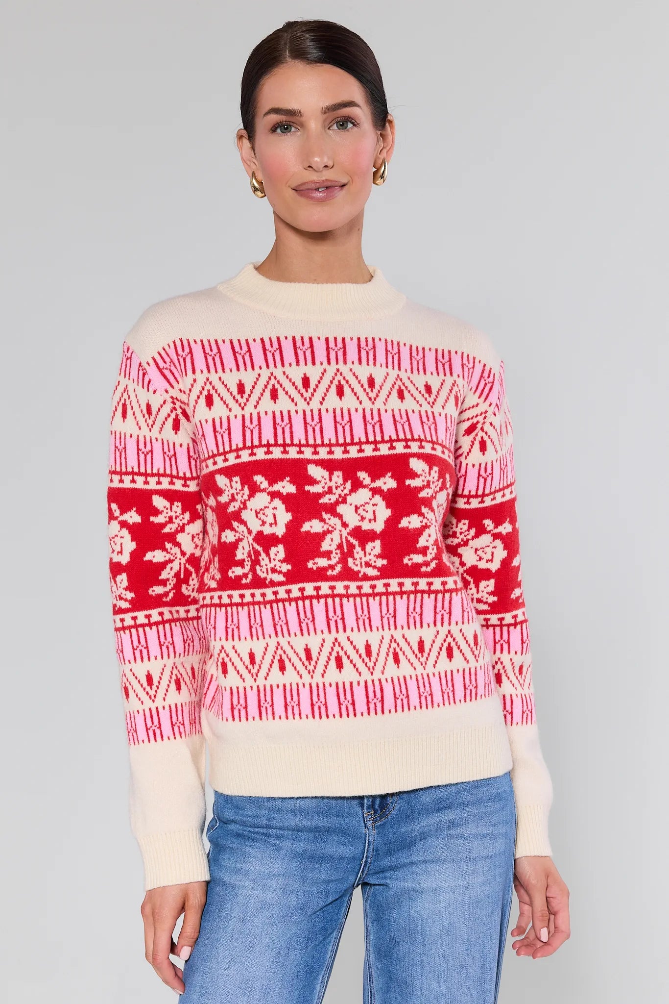 Rosalind Floral Knit Sweater