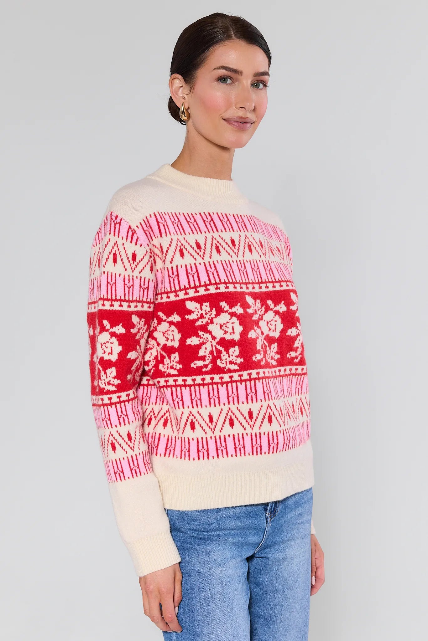 Rosalind Floral Knit Sweater
