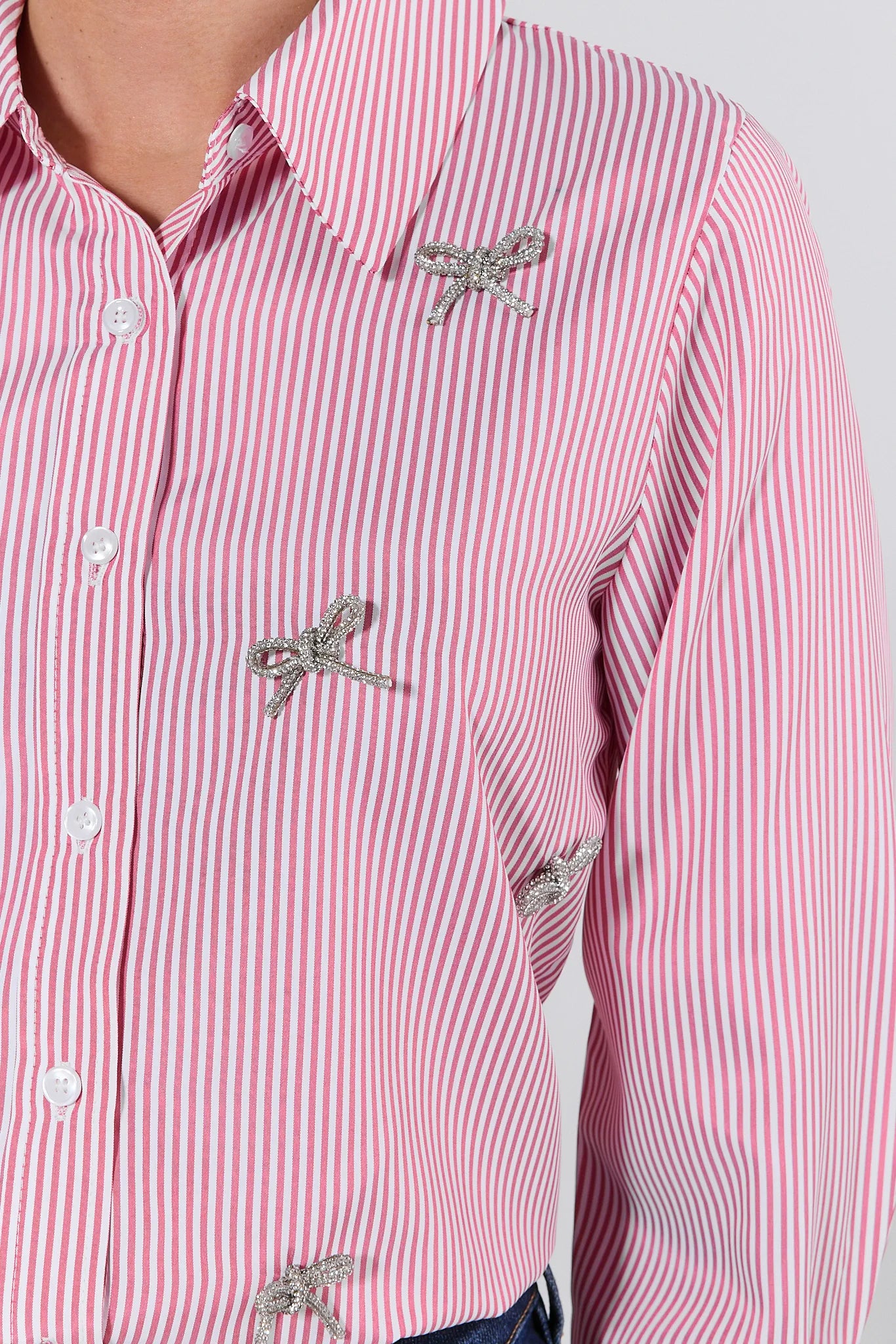 Kelly Embellished Button Up Top