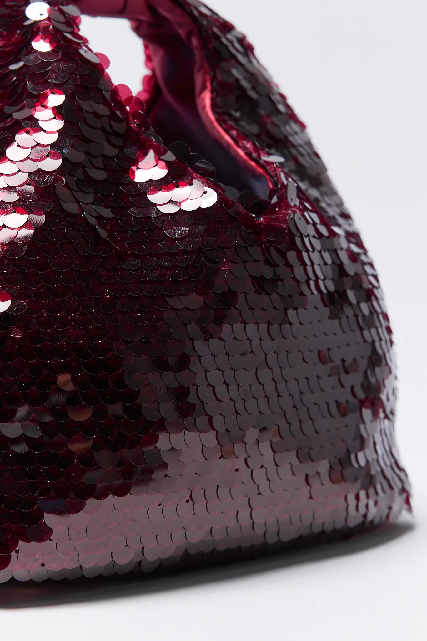 Dahlia Burgundy Sequin Bag
