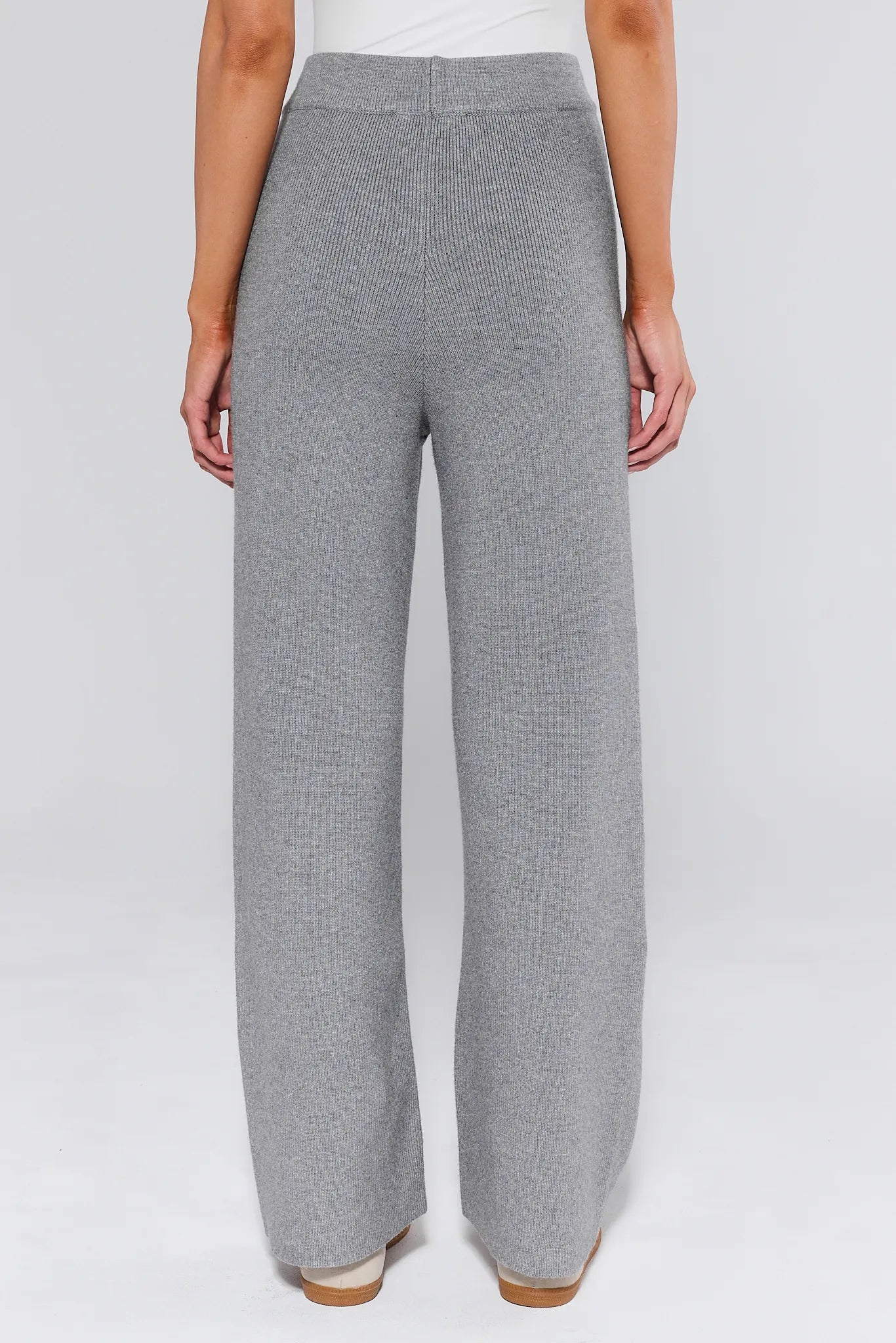 Elle Gray Knit Pants