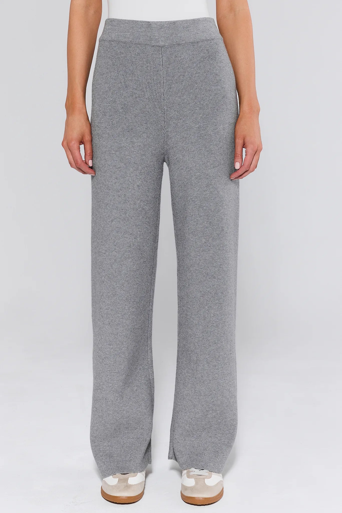 Elle Gray Knit Pants
