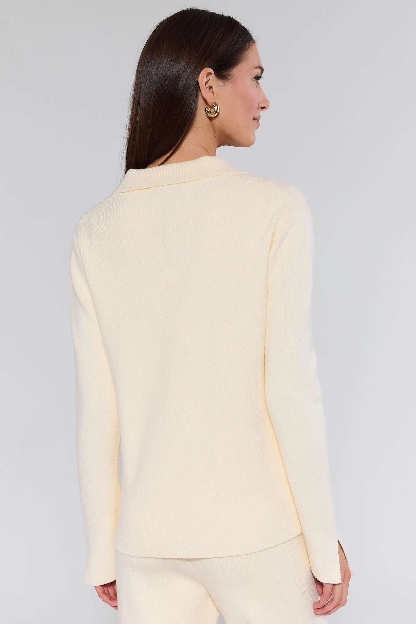Elle Ivory Knit Sweater