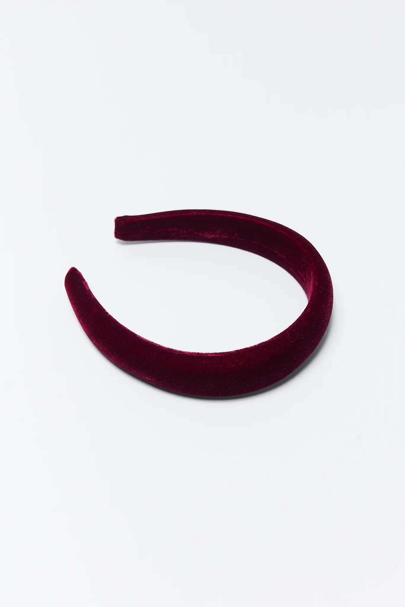 Polly Burgundy Velvet Headband