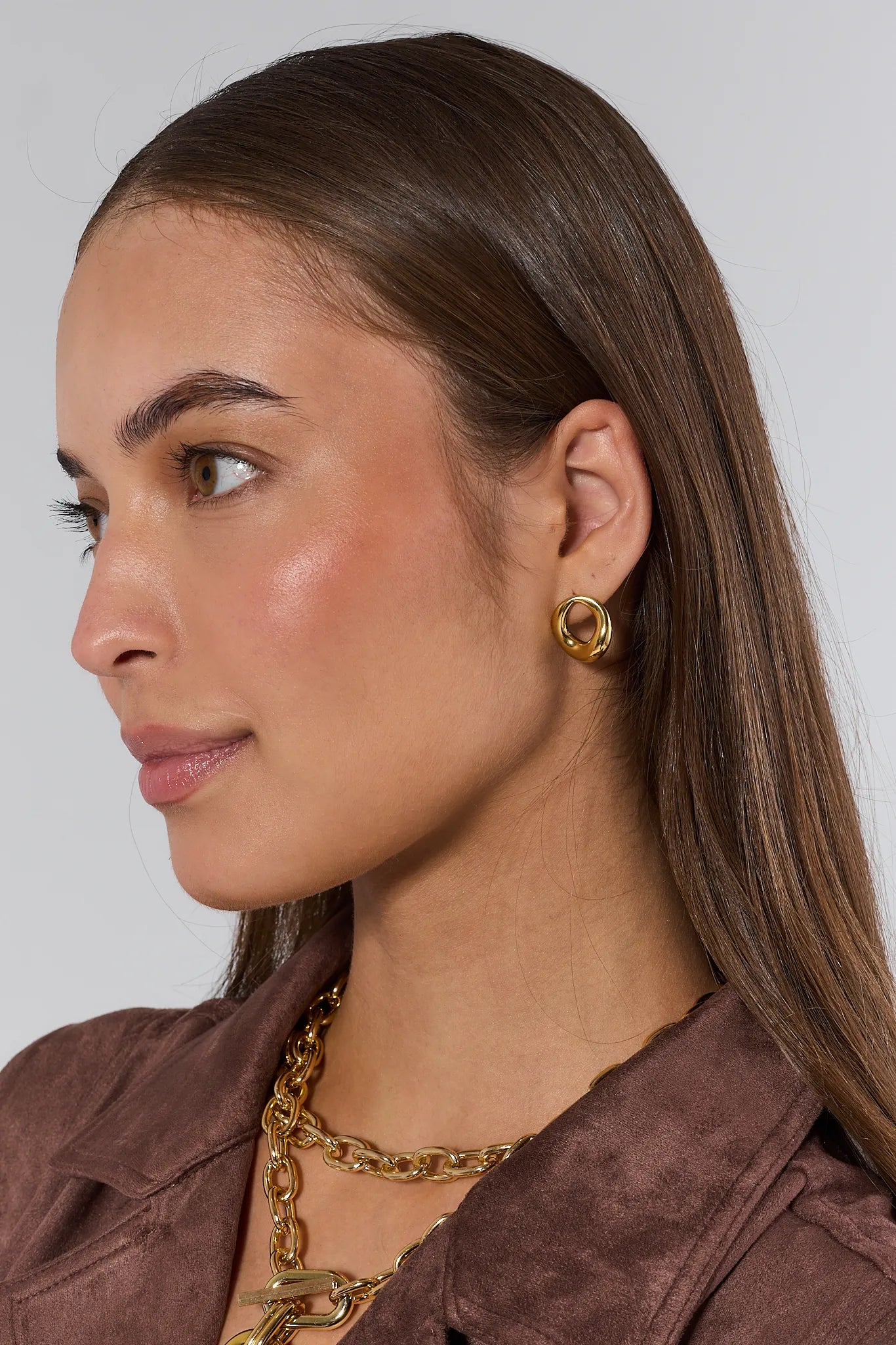 Madeline Gold Stud Earrings