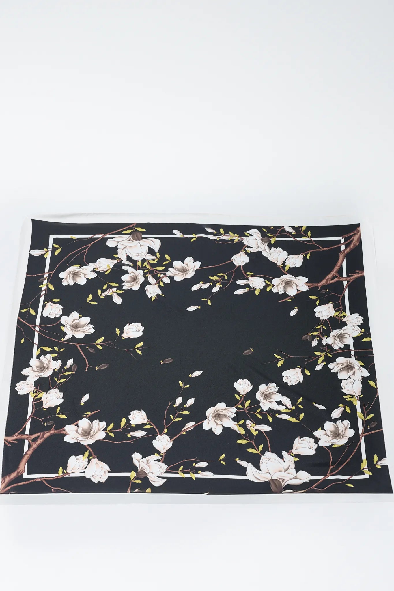 Eve Floral Satin Scarf