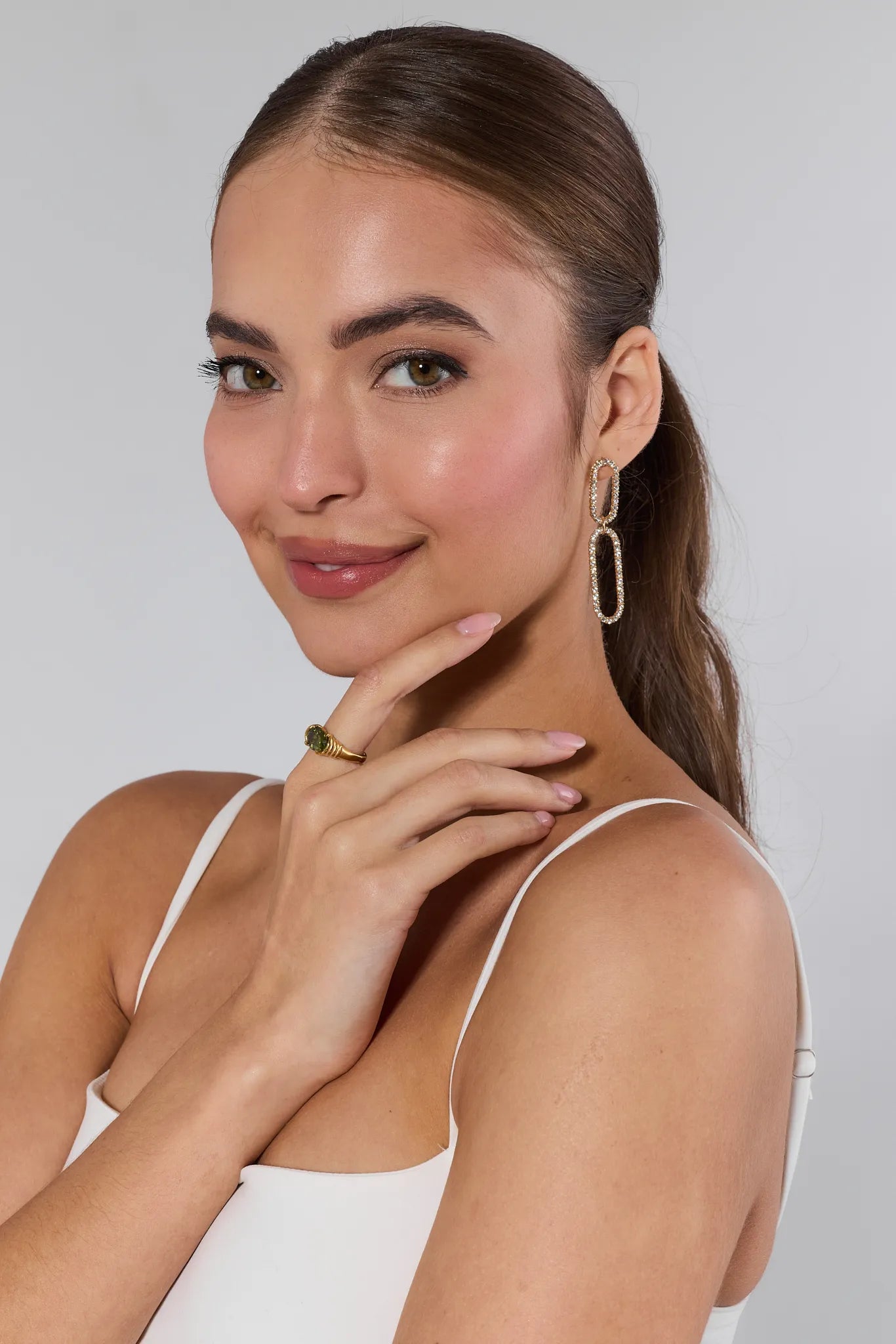 Verna Green Stone Ring