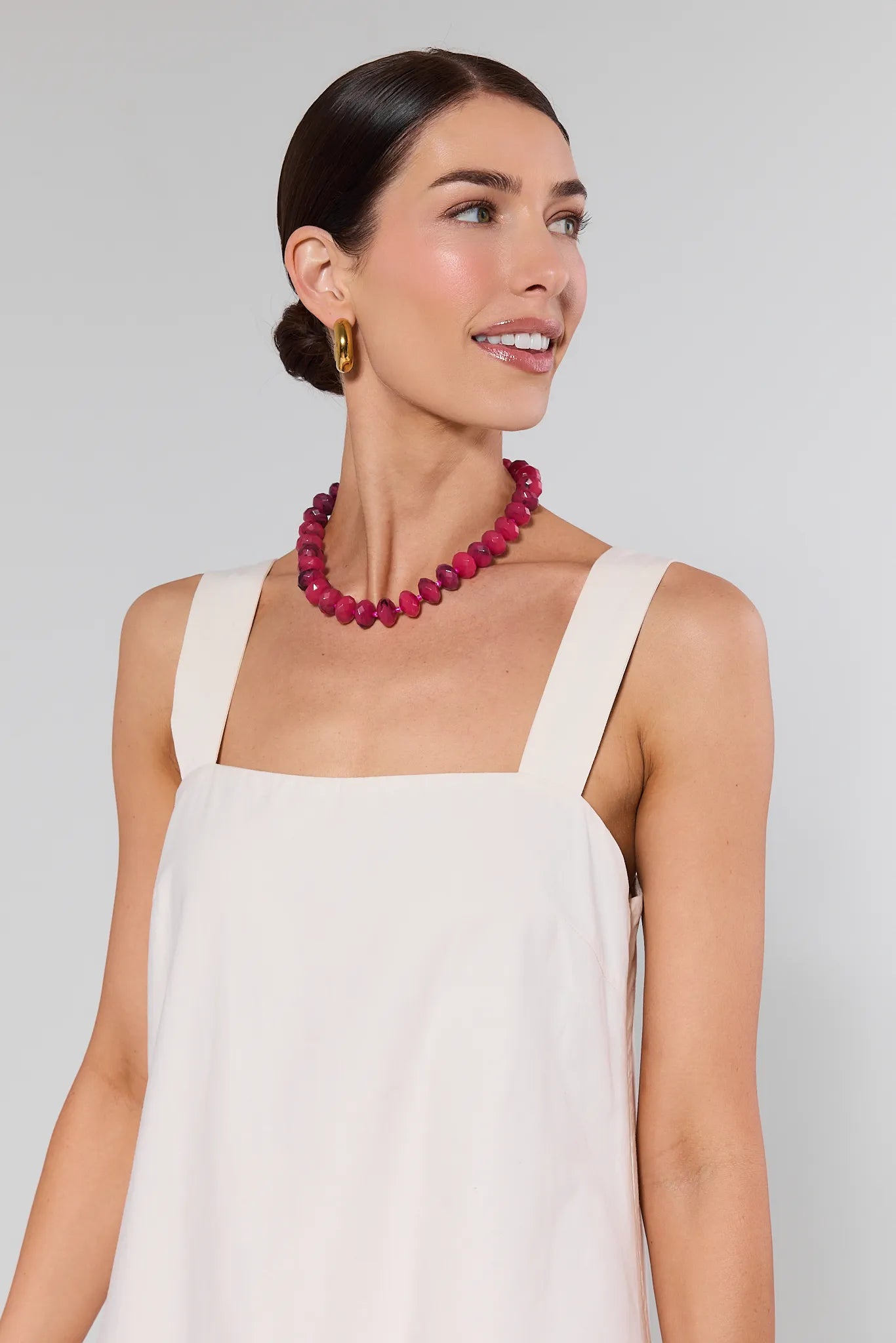 Melody White Eyelet Midi Dress