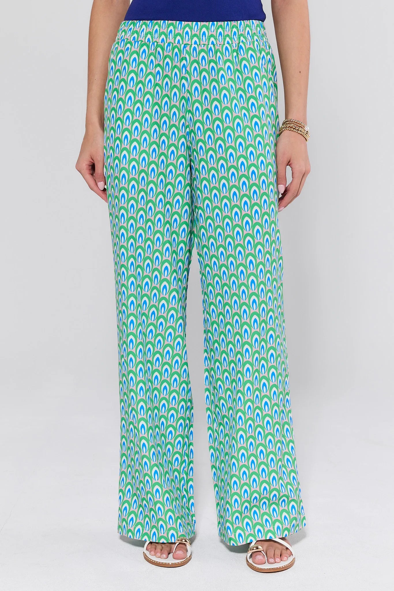 Avery Printed Wide Leg Pants