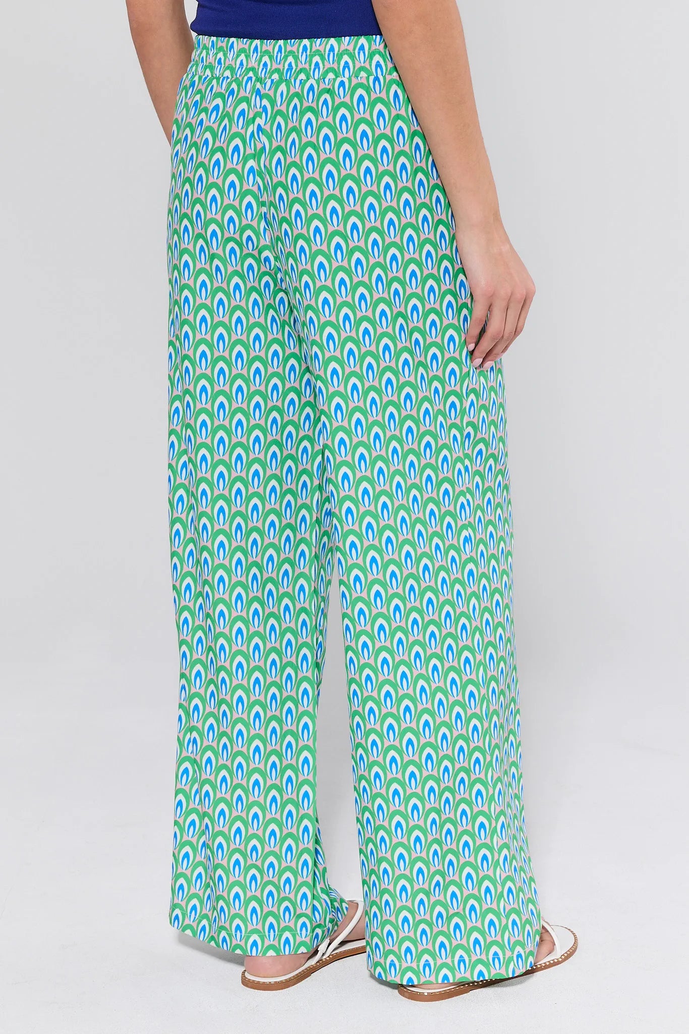 Avery Printed Wide Leg Pants
