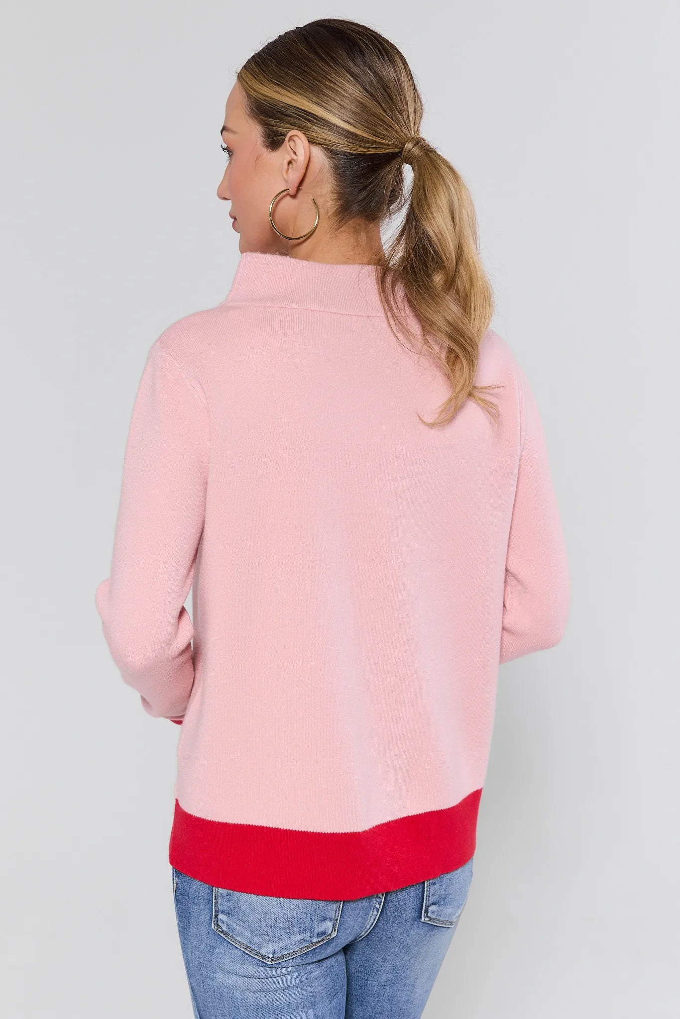 Janine Light Pink Knit Sweater