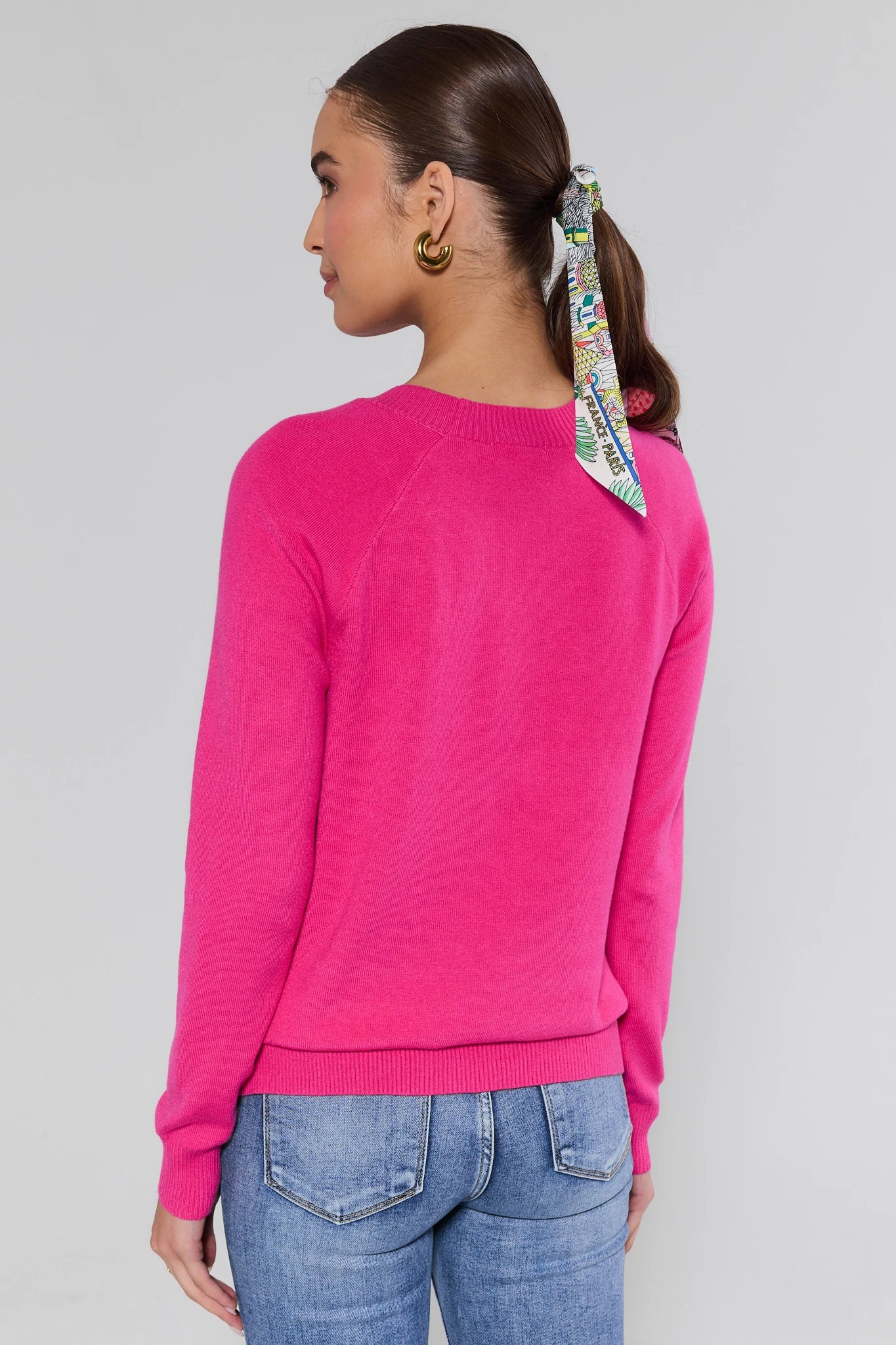 Sandra Pink Knit Sweater