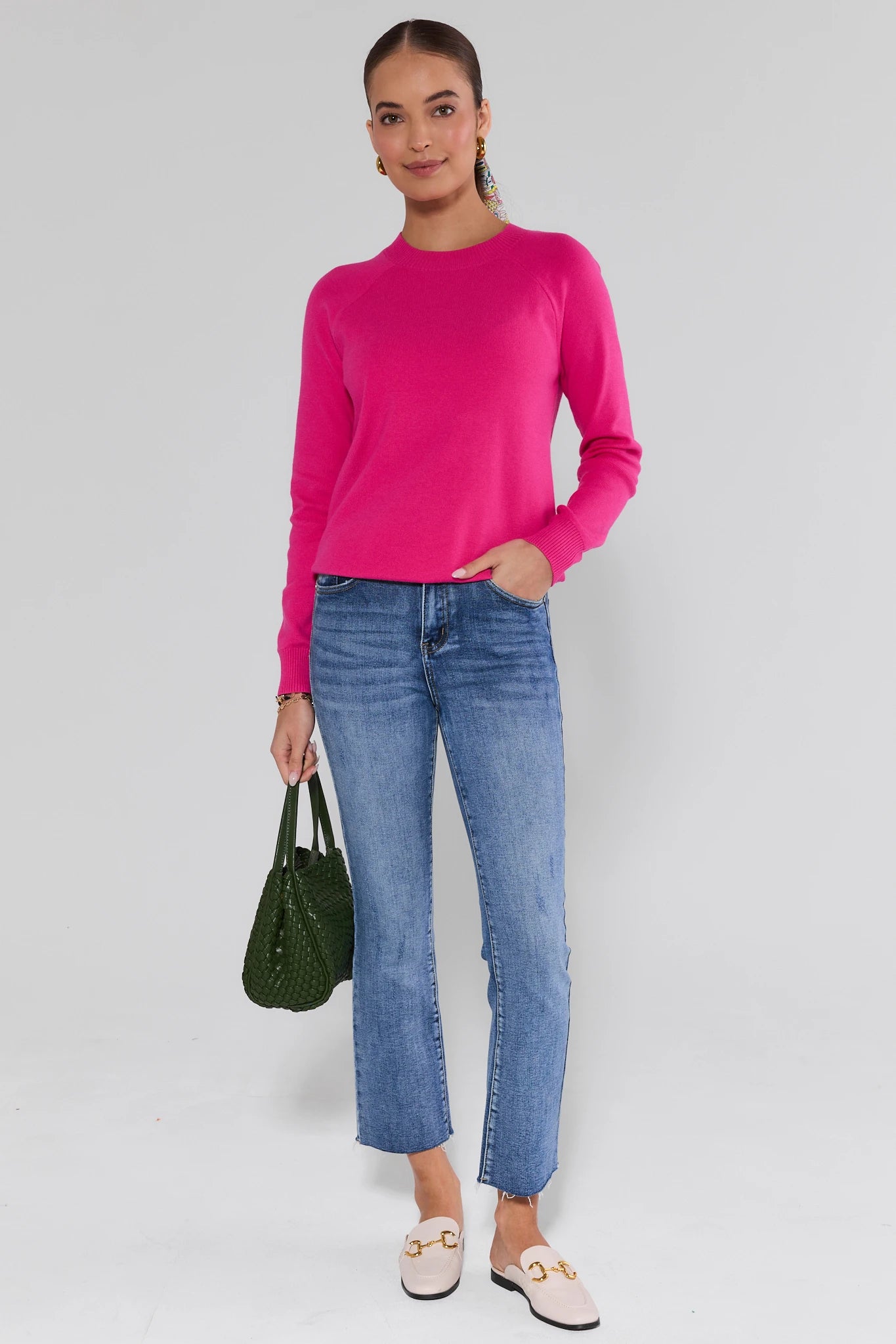 Sandra Pink Knit Sweater