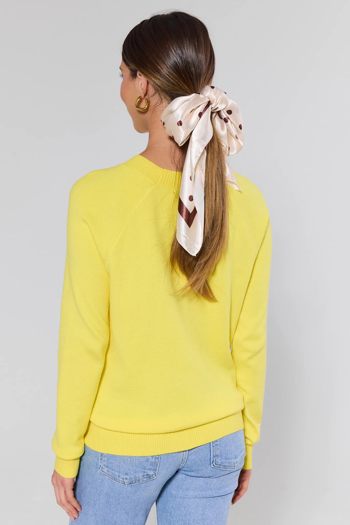 Sandra Yellow Knit Sweater