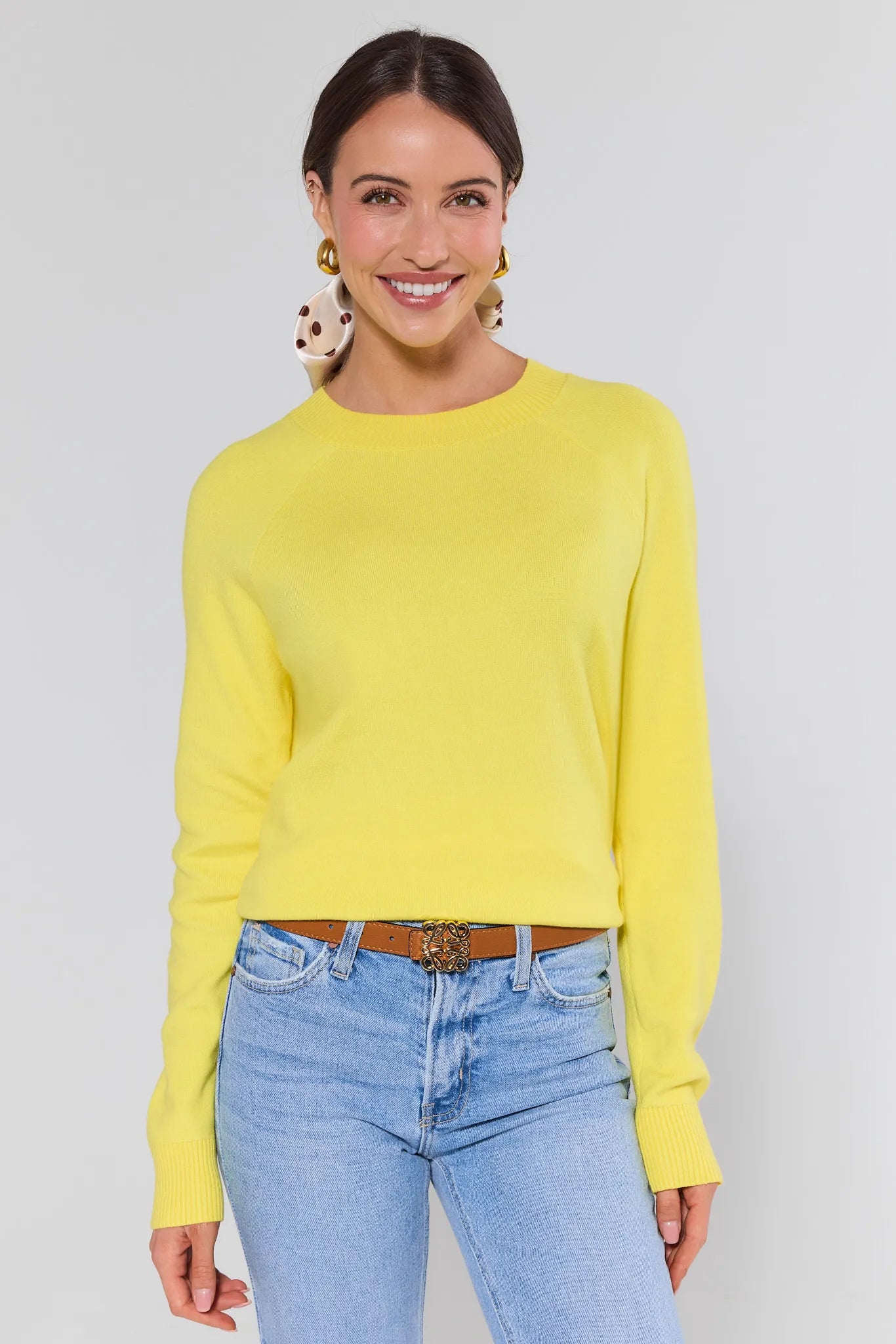 Sandra Yellow Knit Sweater