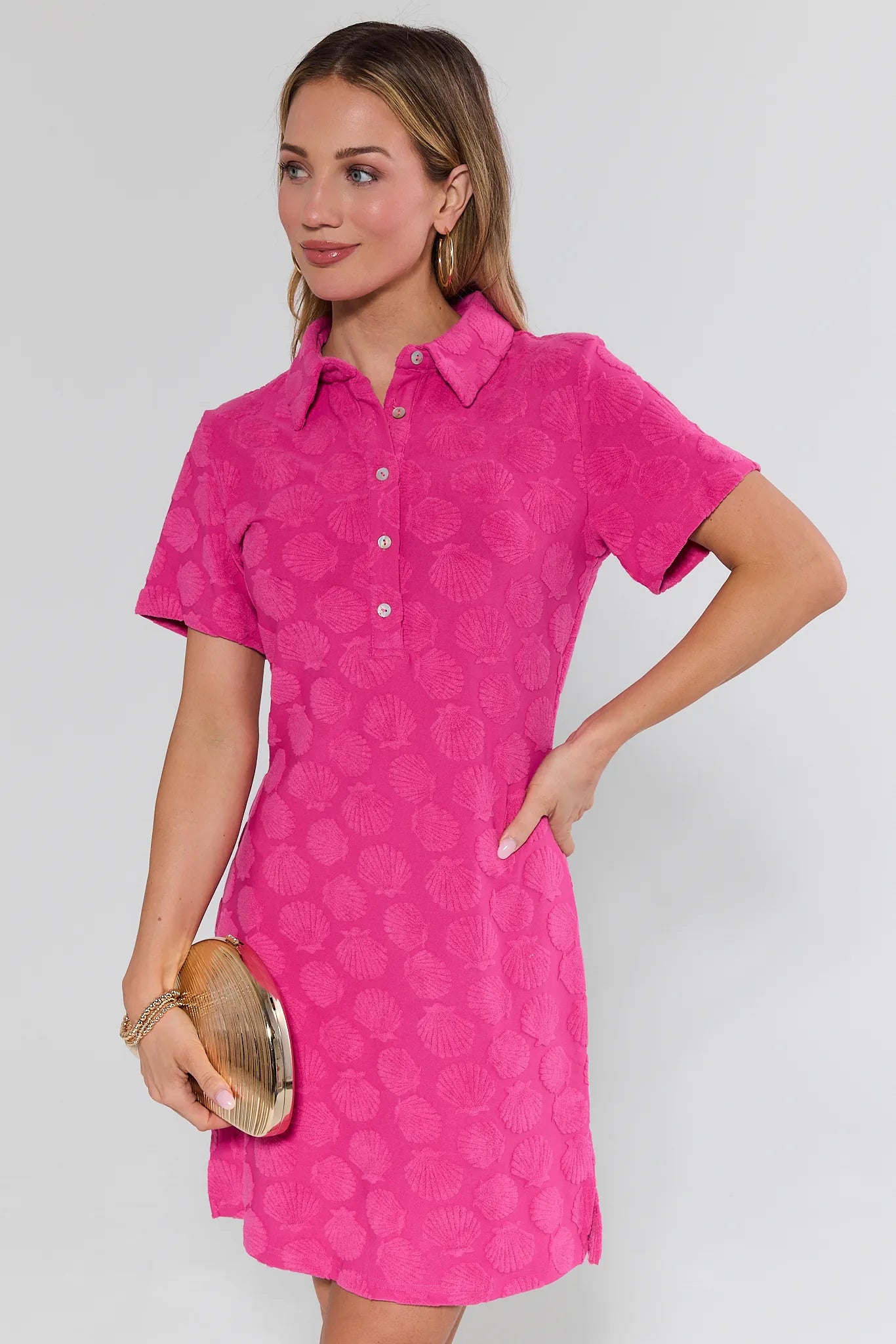 terry cloth dress Bitter End Provisions Women's Polo | Various Colors - XS White Drip dry or tumble dry low. Vintage 70's Red Terry Cloth