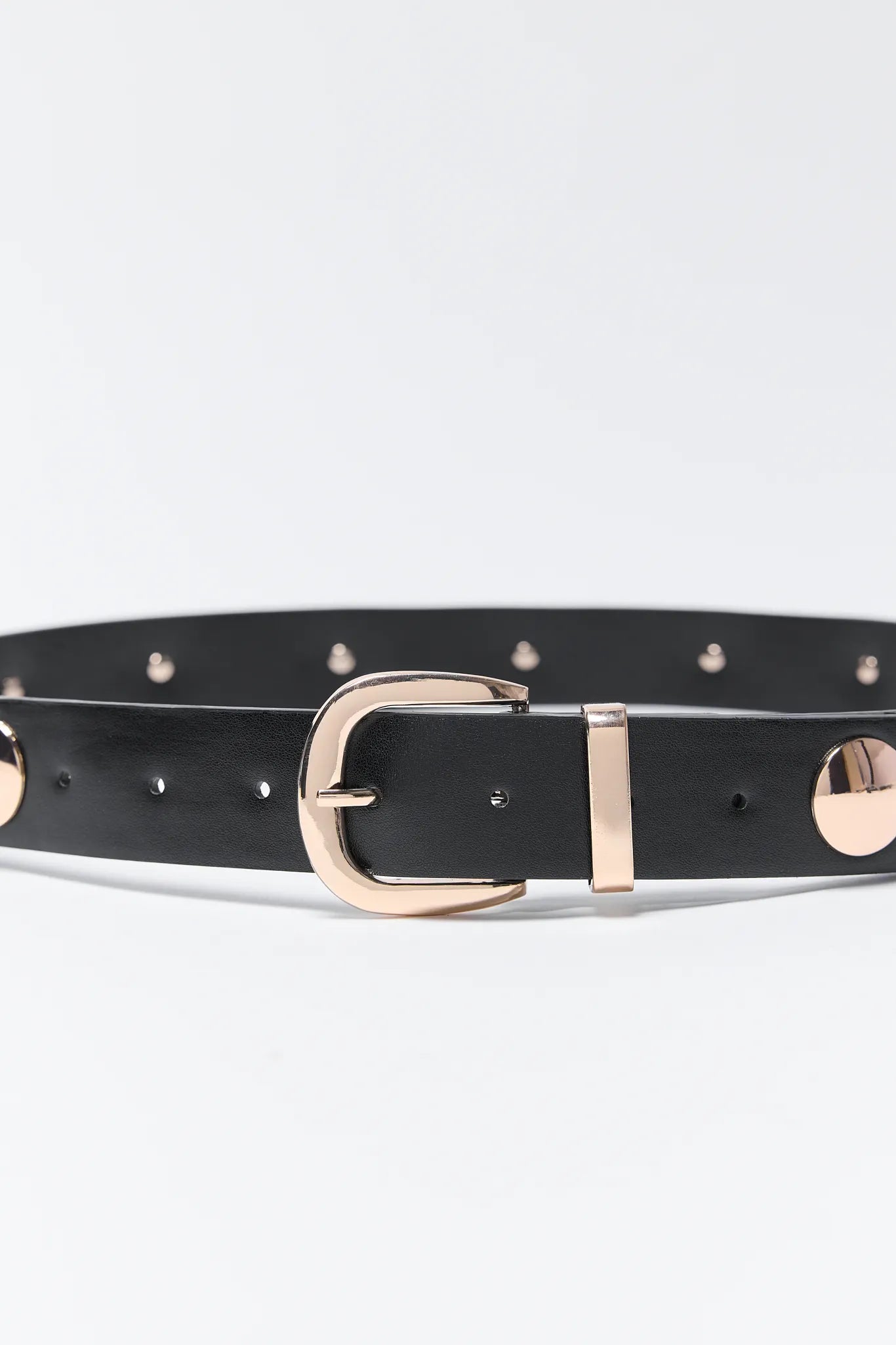 Barbara Black Studded Belt