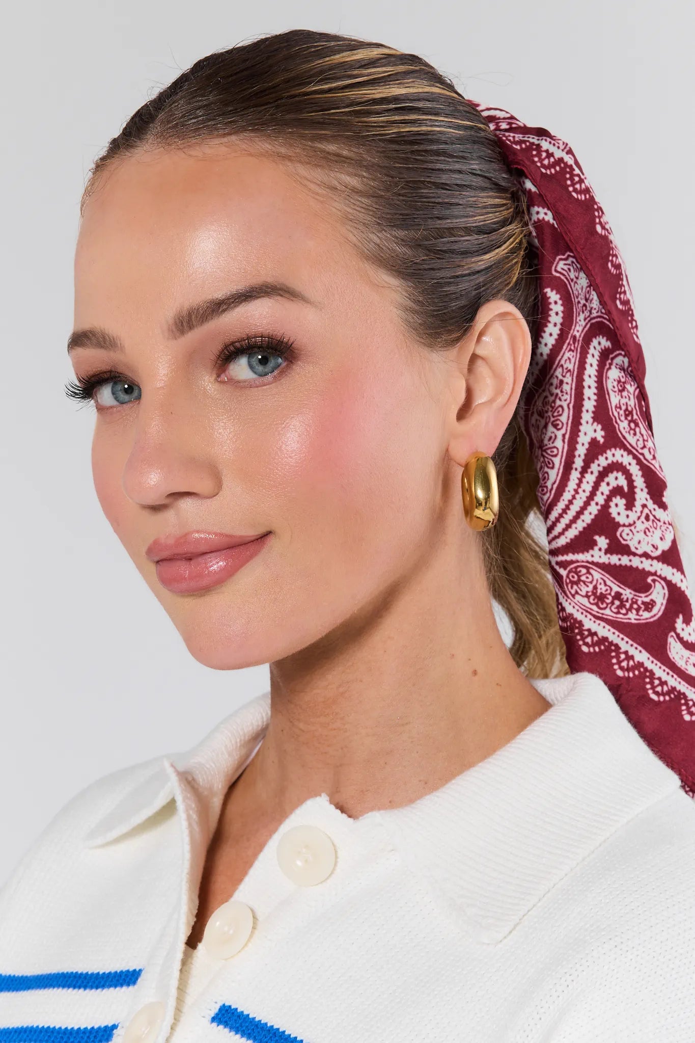 Aurora Gold Hoop Earrings