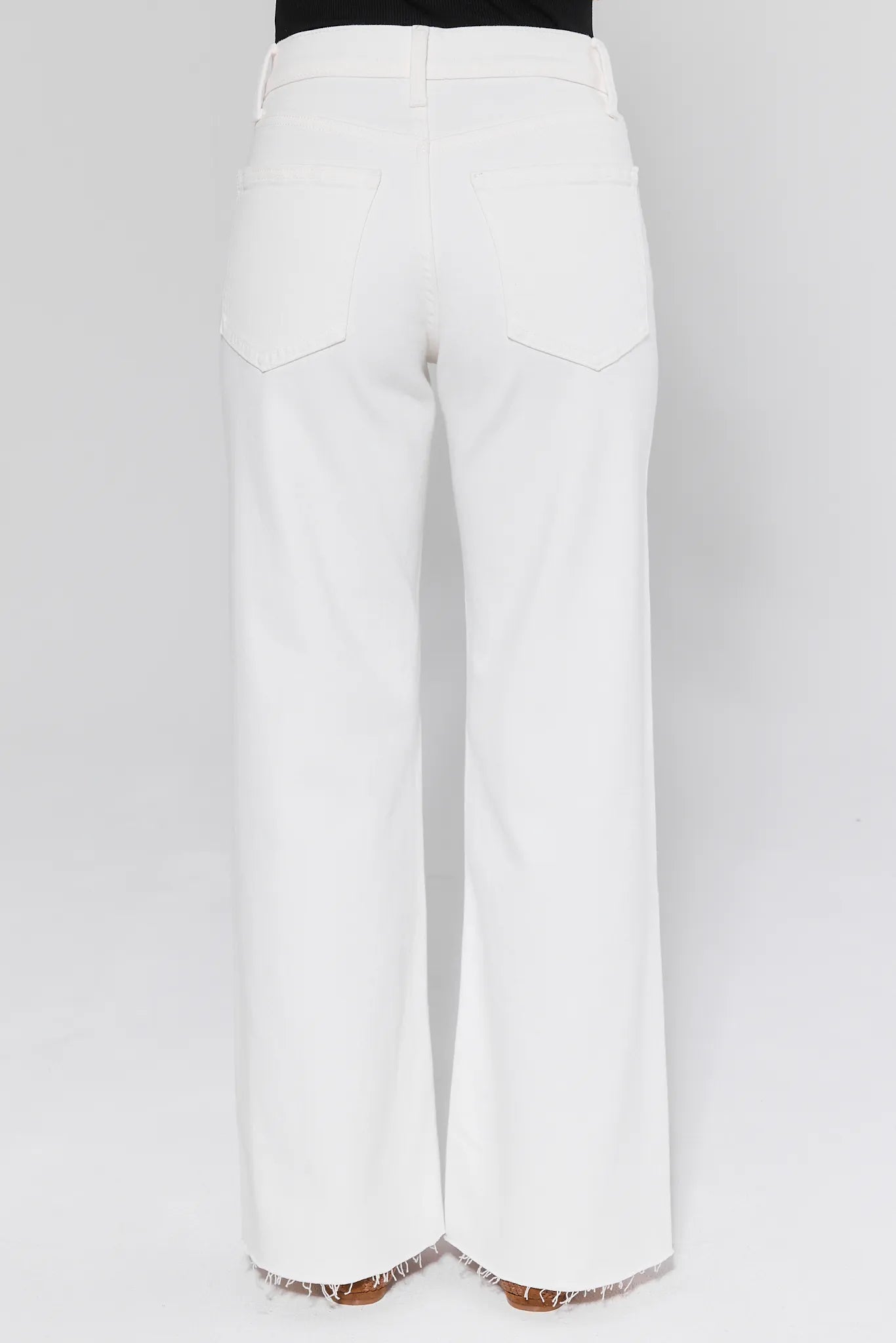 Serena White Straight Leg Jeans