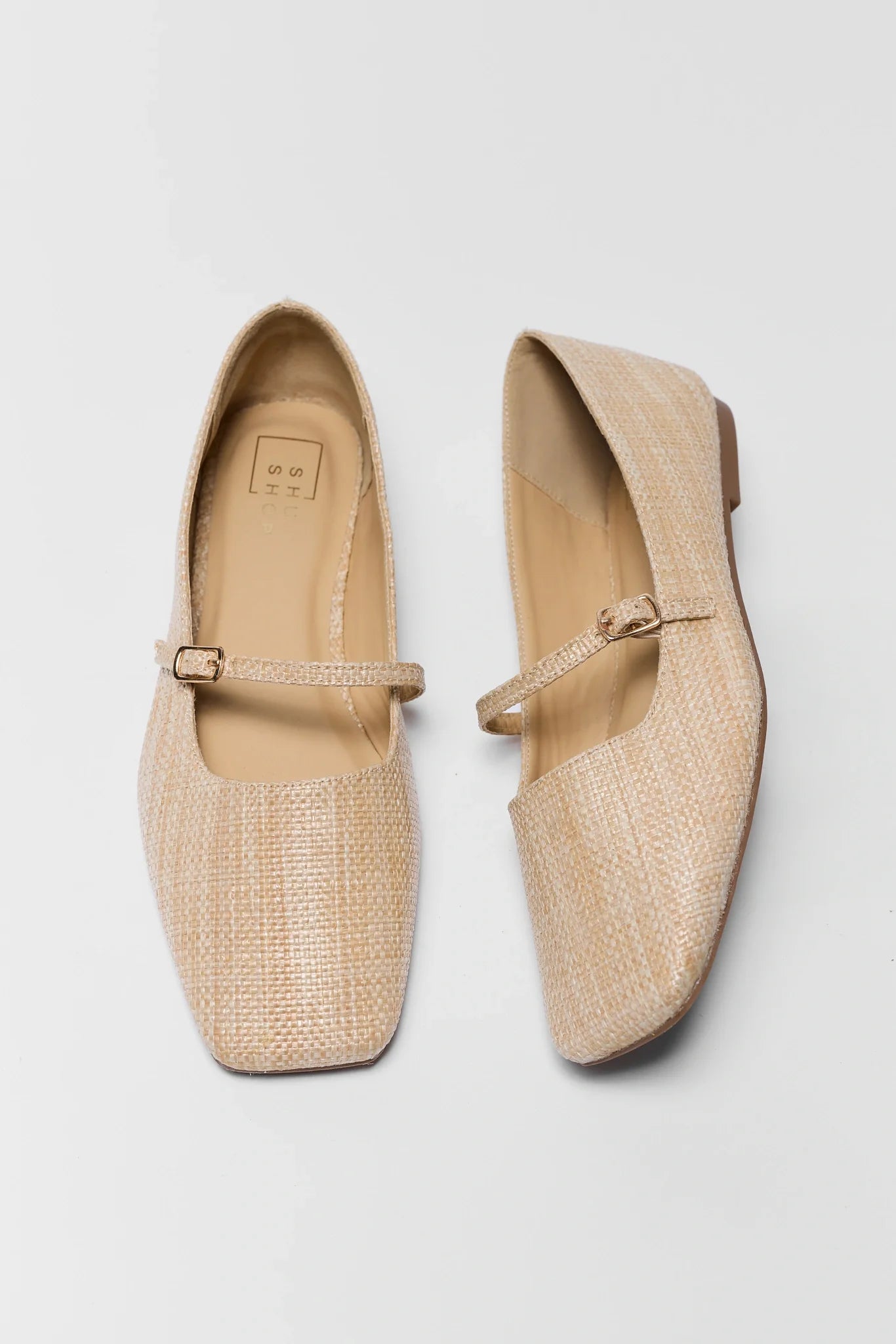 tan women dress shoes Adele Tan Raffia Flats | Women's Clothing
