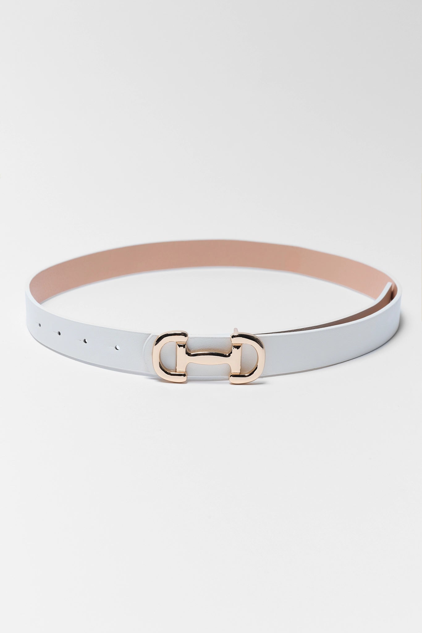 Hadley White Horse Bit Belt