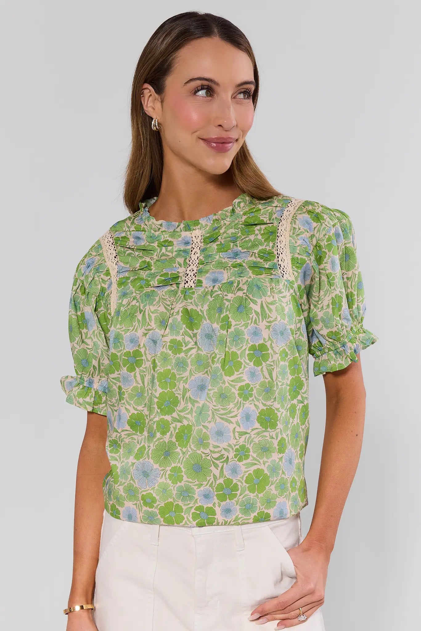 クラネ　PUFF SLEEVE GATHER BLOUSE 2026年最新】Puff sleeve gather blouse claneの人気アイテム - メルカリ