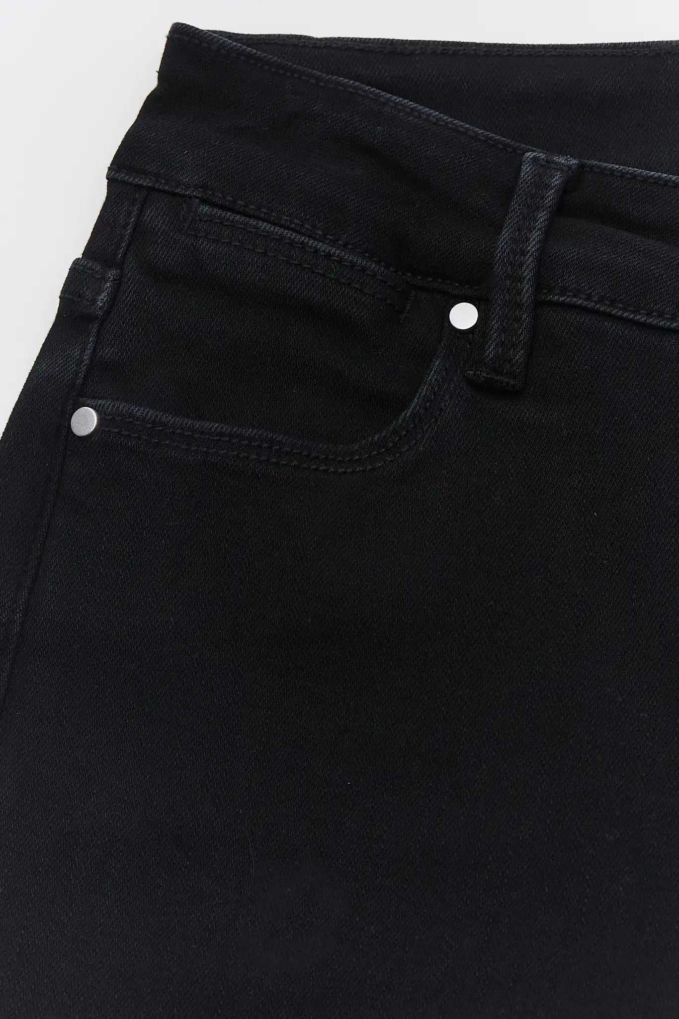 Becca Black Kick Flare Cropped Jeans
