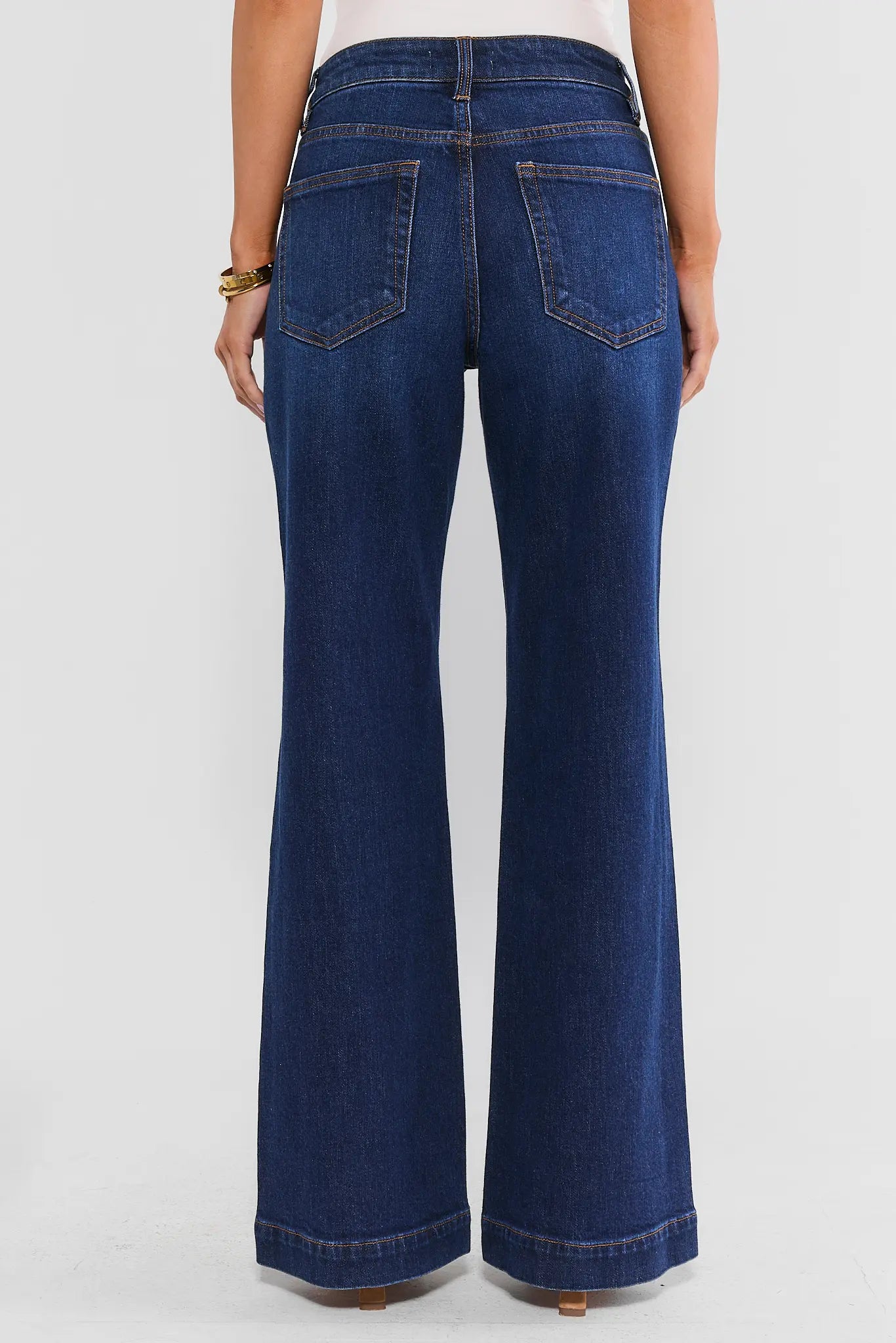 Kayla Dark Wash Wide Leg Jeans
