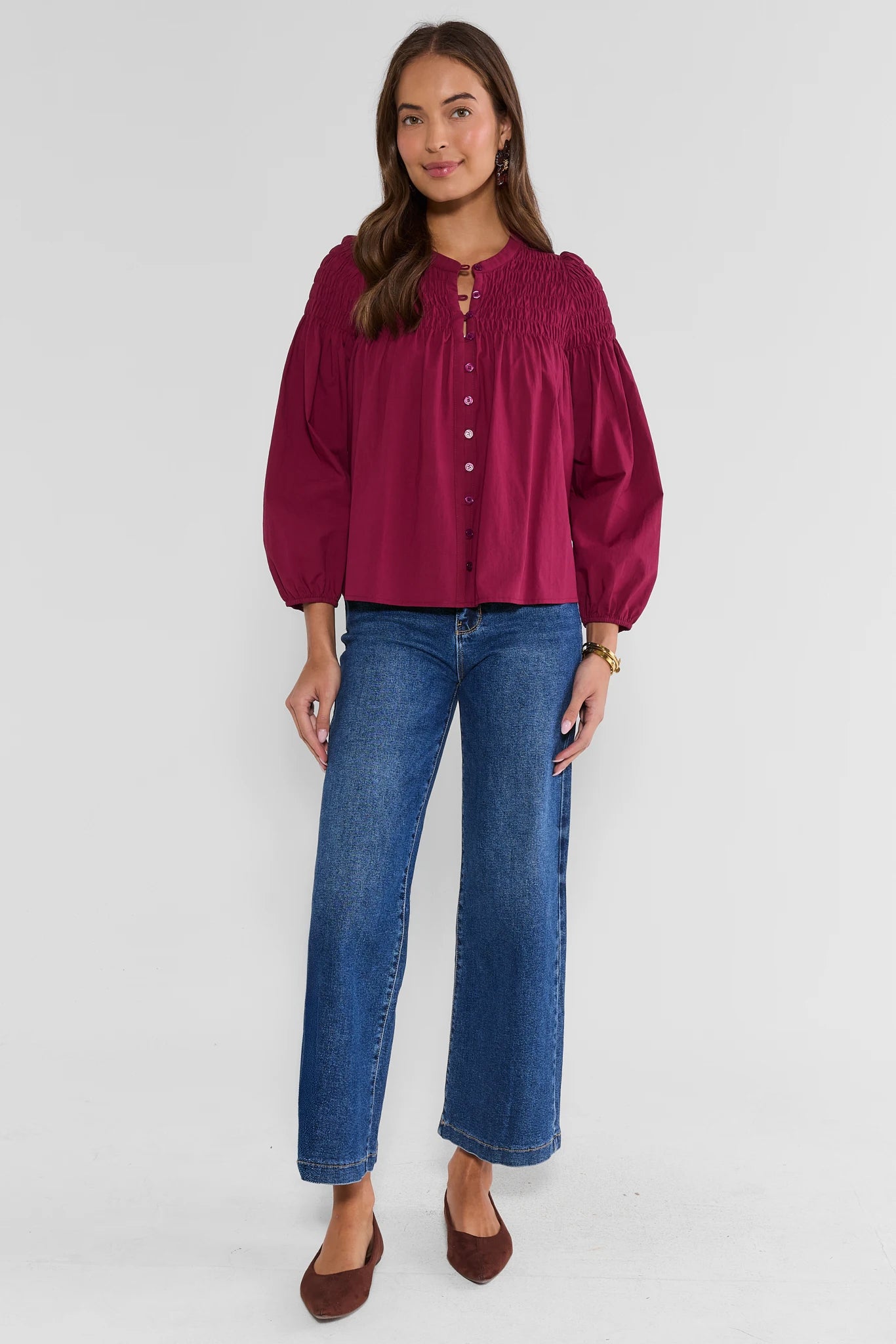 Kimberly Medium Wash Wide Leg Jeans