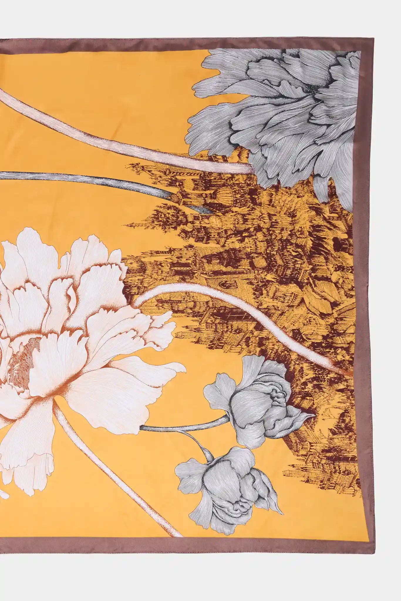 Yellow Floral Wrap