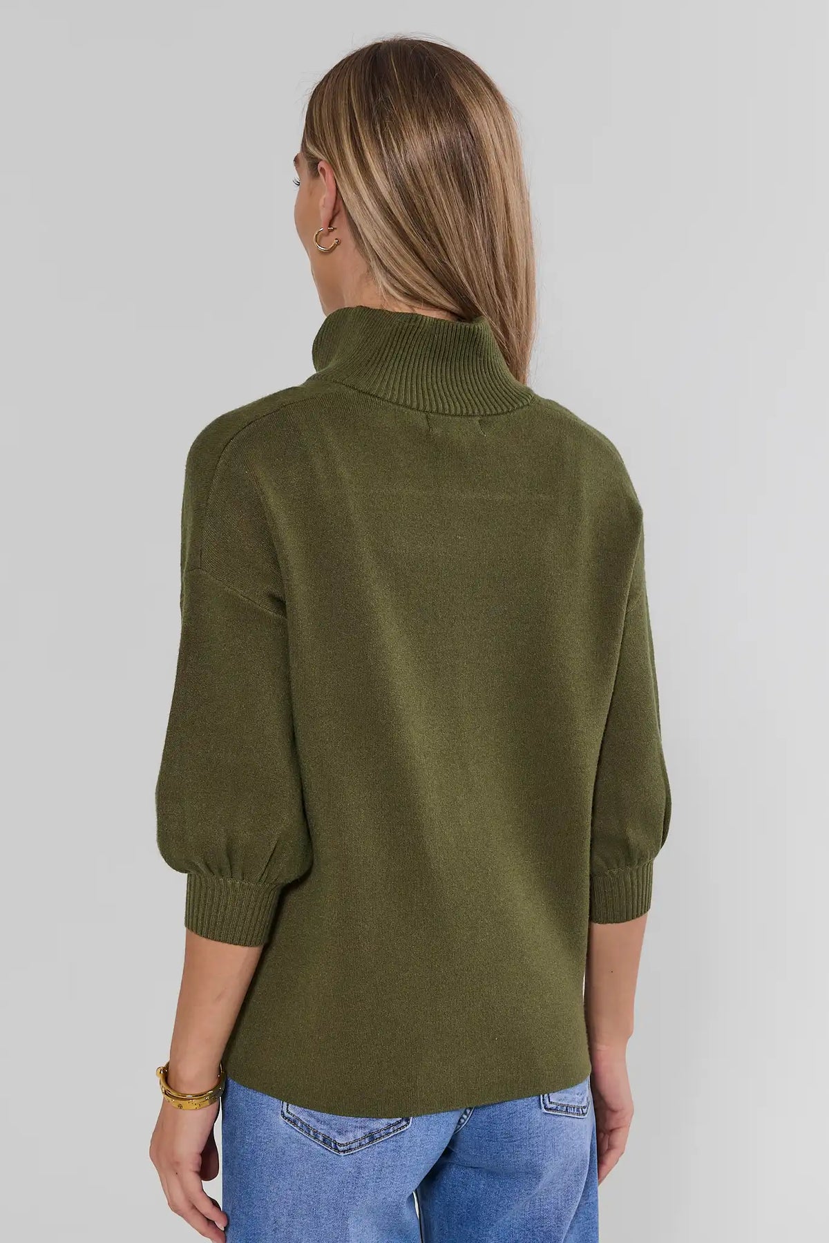 Gwyneth Olive Knit Sweater
