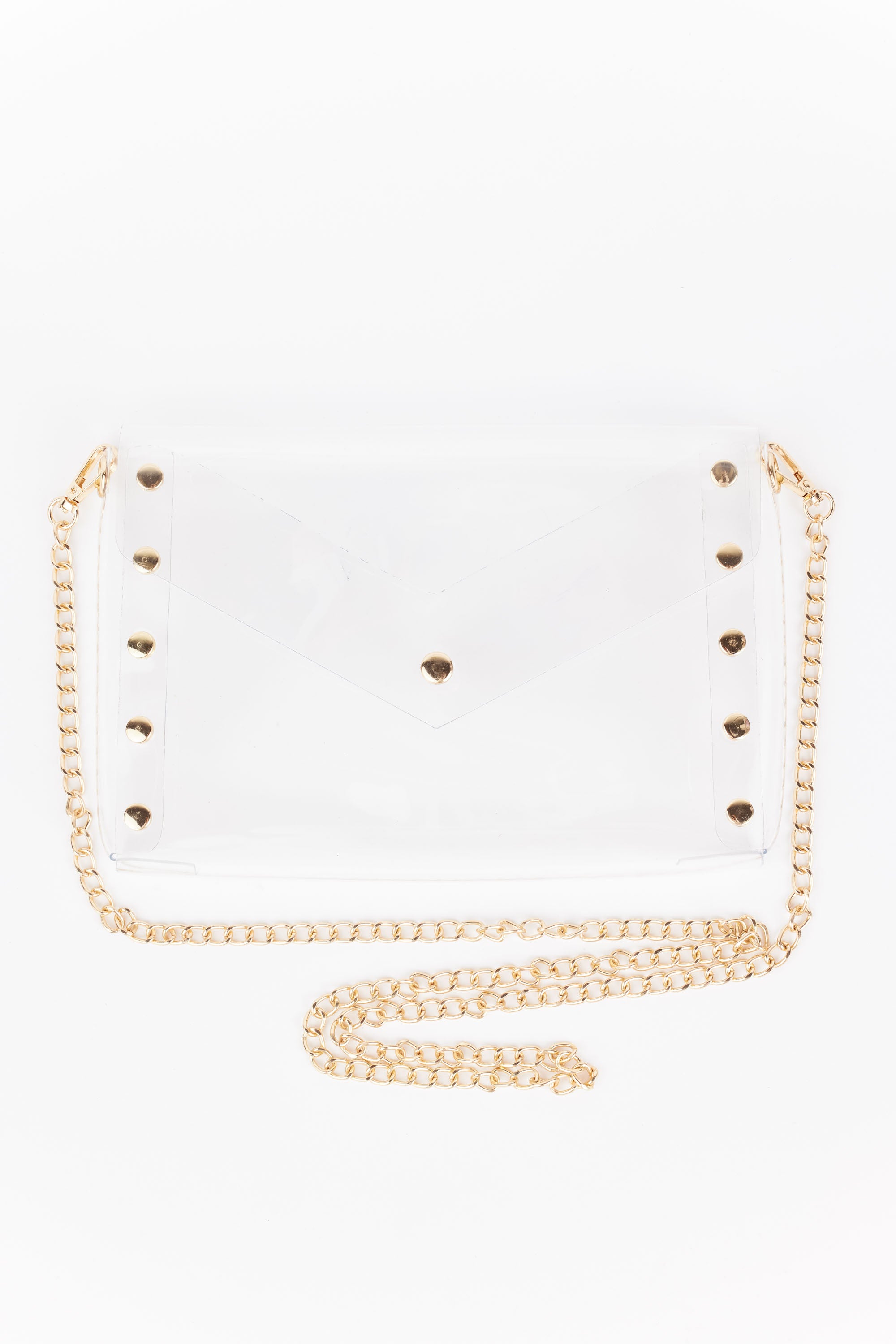 Clear Gameday Crossbody Bag Gold