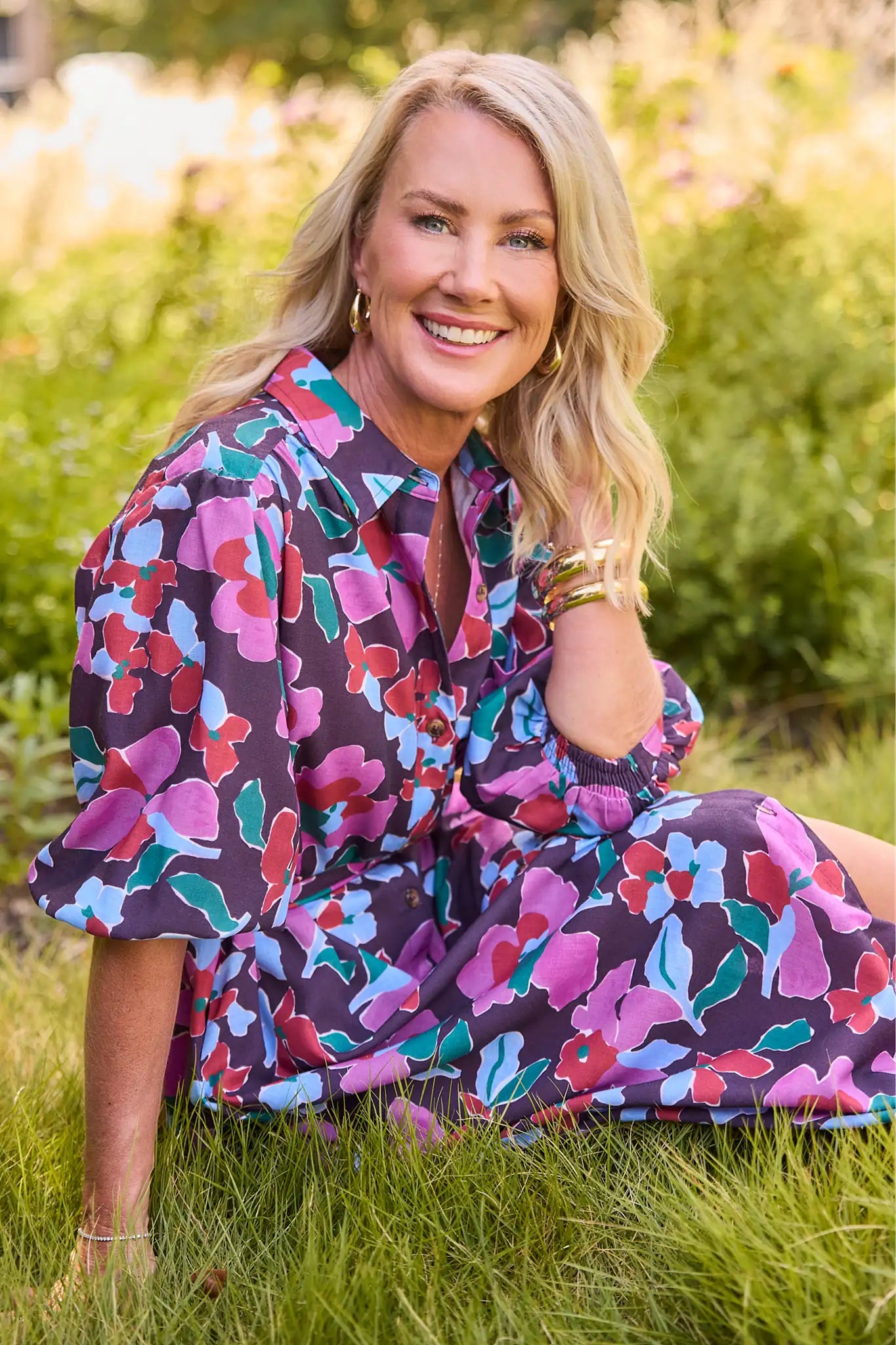 Serena Multi Printed Maxi Dress