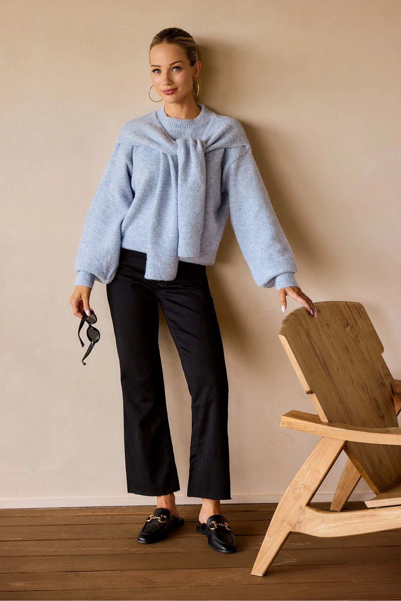 Stevie Sweater- Blue