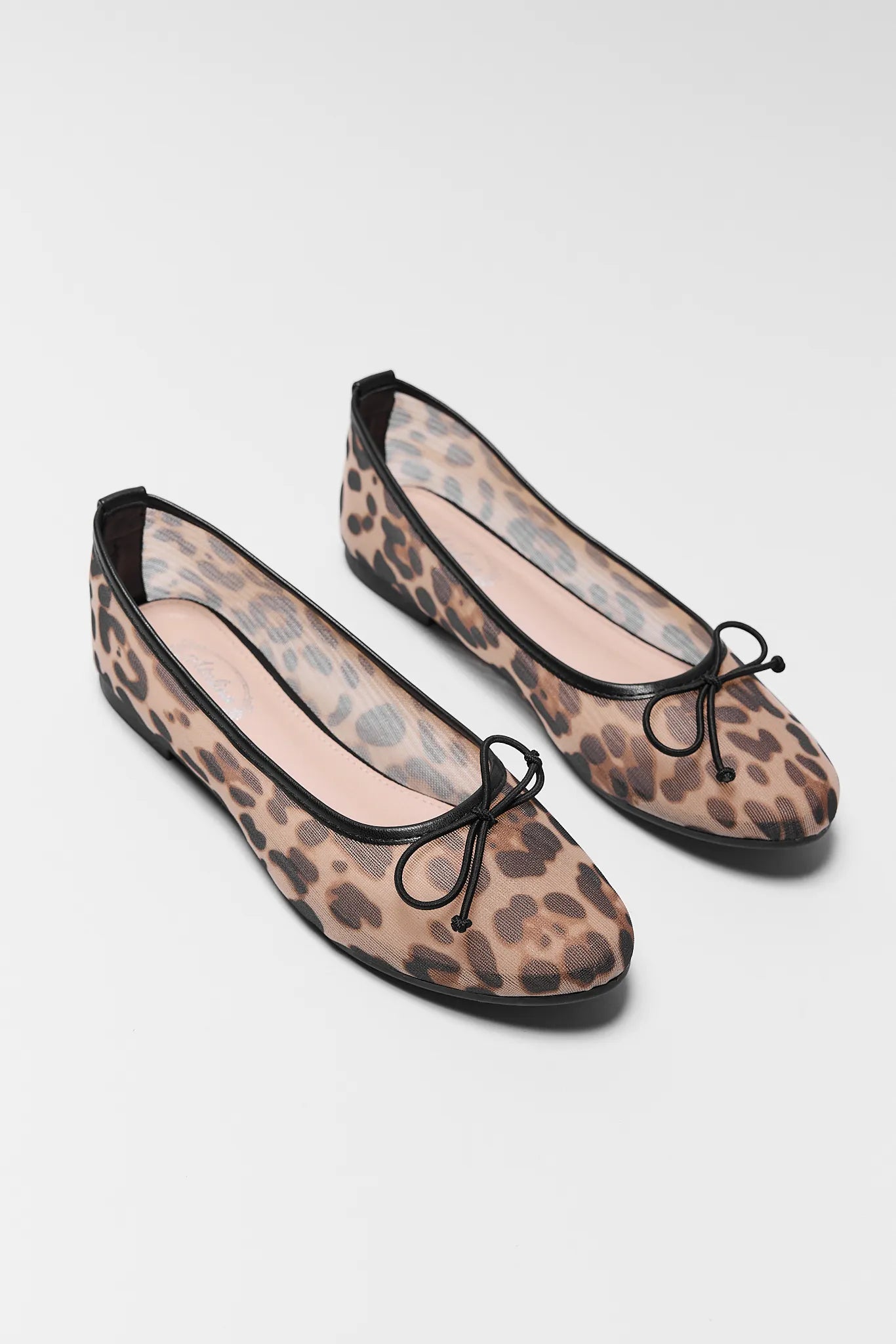 Tiana Sheer Leopard Flats