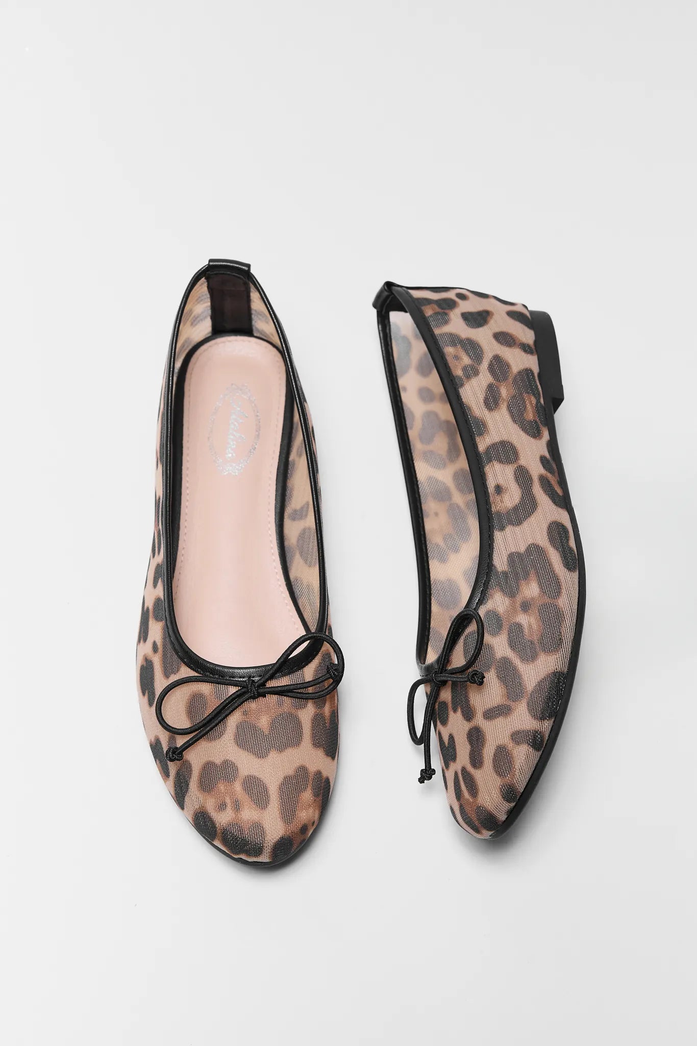 Tiana Sheer Leopard Flats