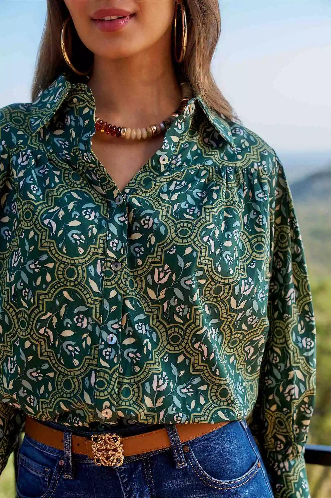Trudy Top- Olive