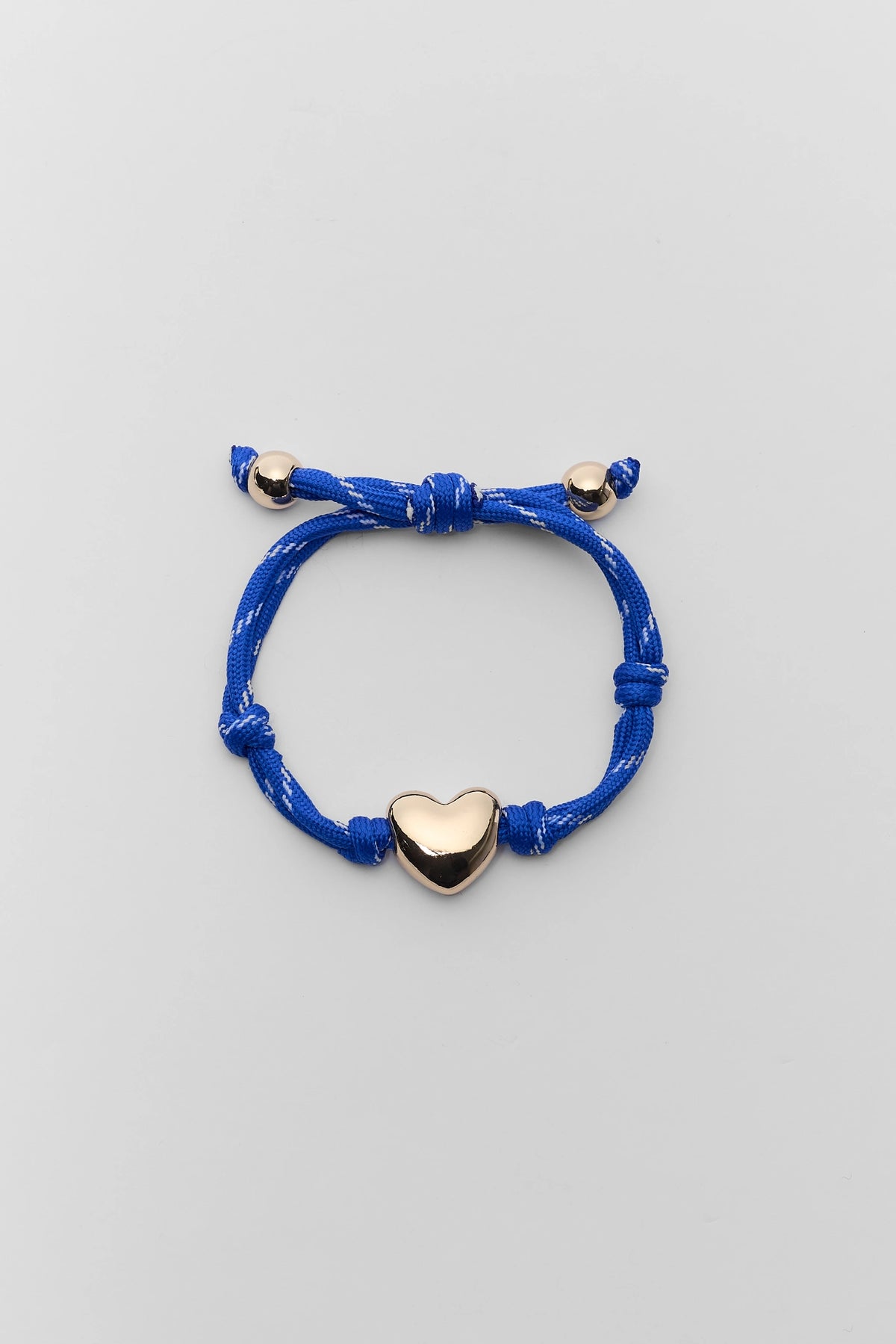 Blue Paracord Heart Charm Bracelet | Avara | Avara