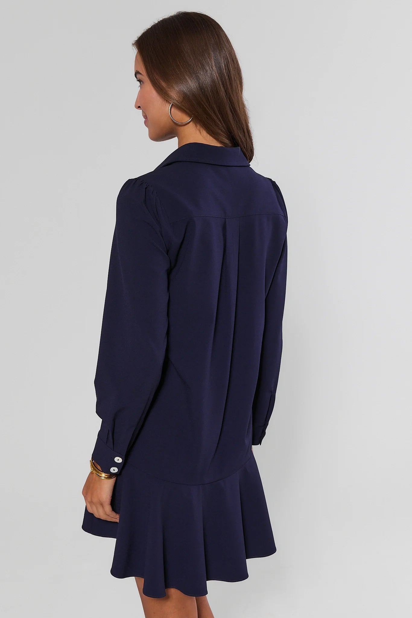 Meagan Navy Drop Waist Dress