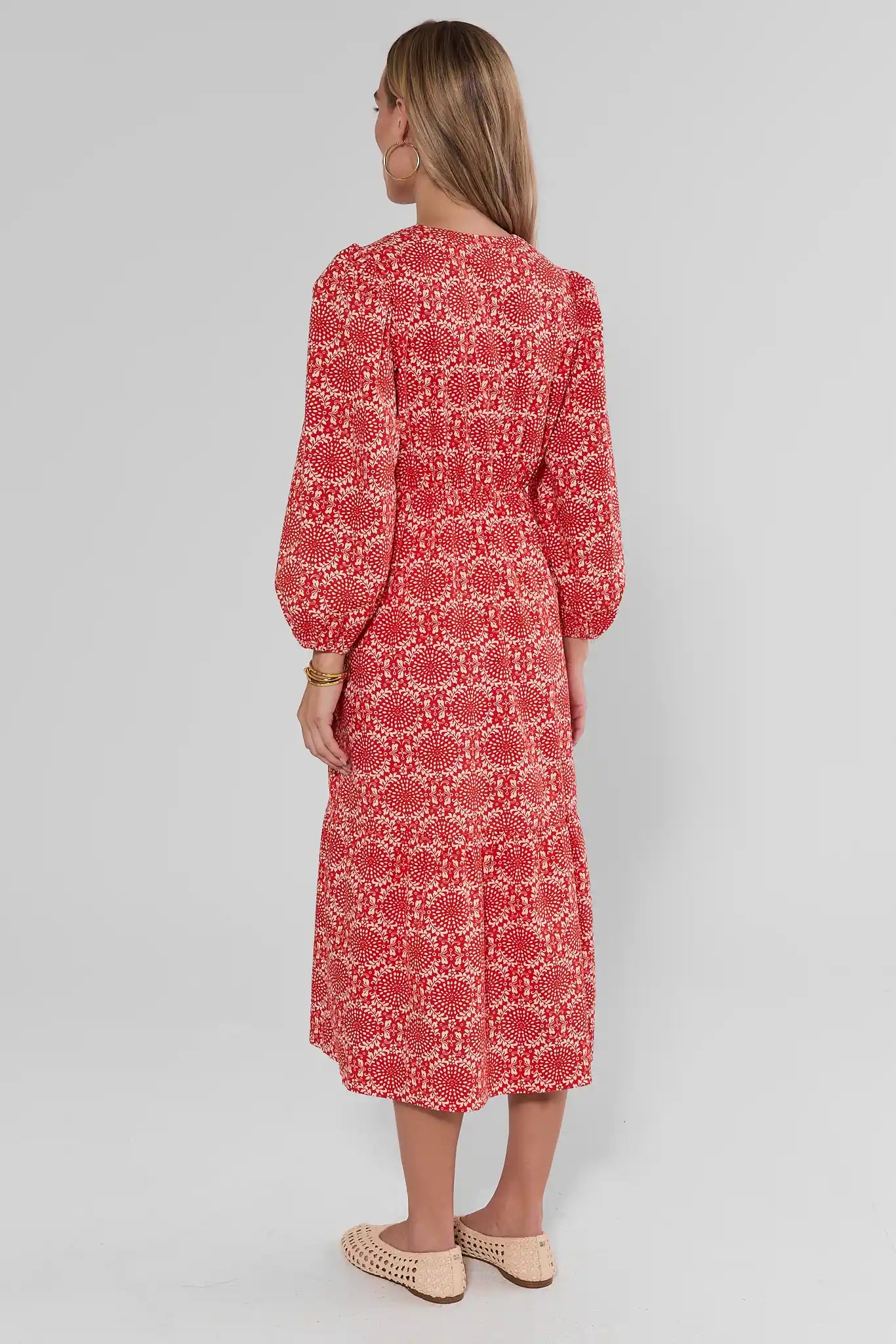 Hailey Poppy Printed Midi Dress